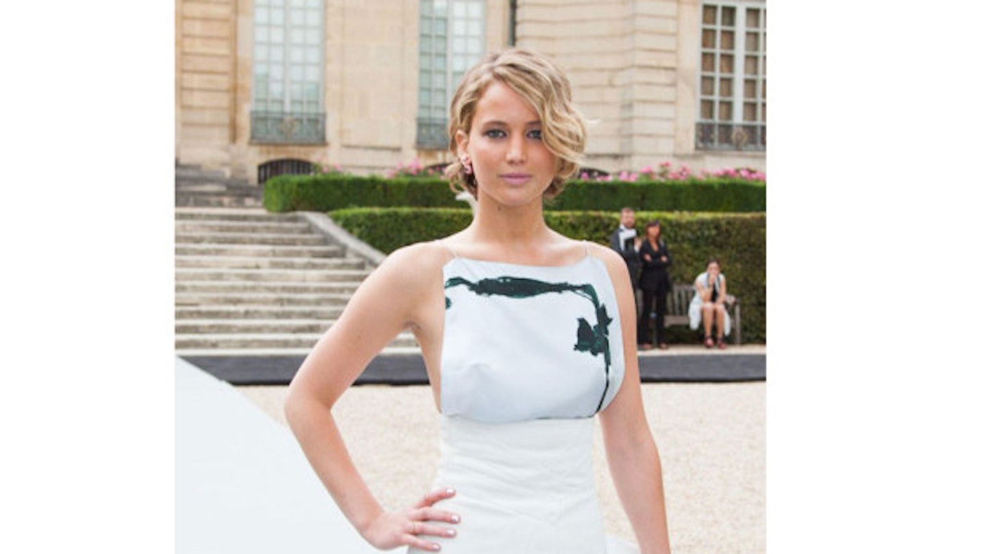 Christian Dior Haute Couture Fashion Show A/W '14: Jennifer Lawrence palm slaps Emma Watson plus all the outfits | Style | Heat Christian Dior Haute Couture Fashion Show A/W '14: Jennifer Lawrence palm slaps Emma Watson plus all the outfits | Style | Heat