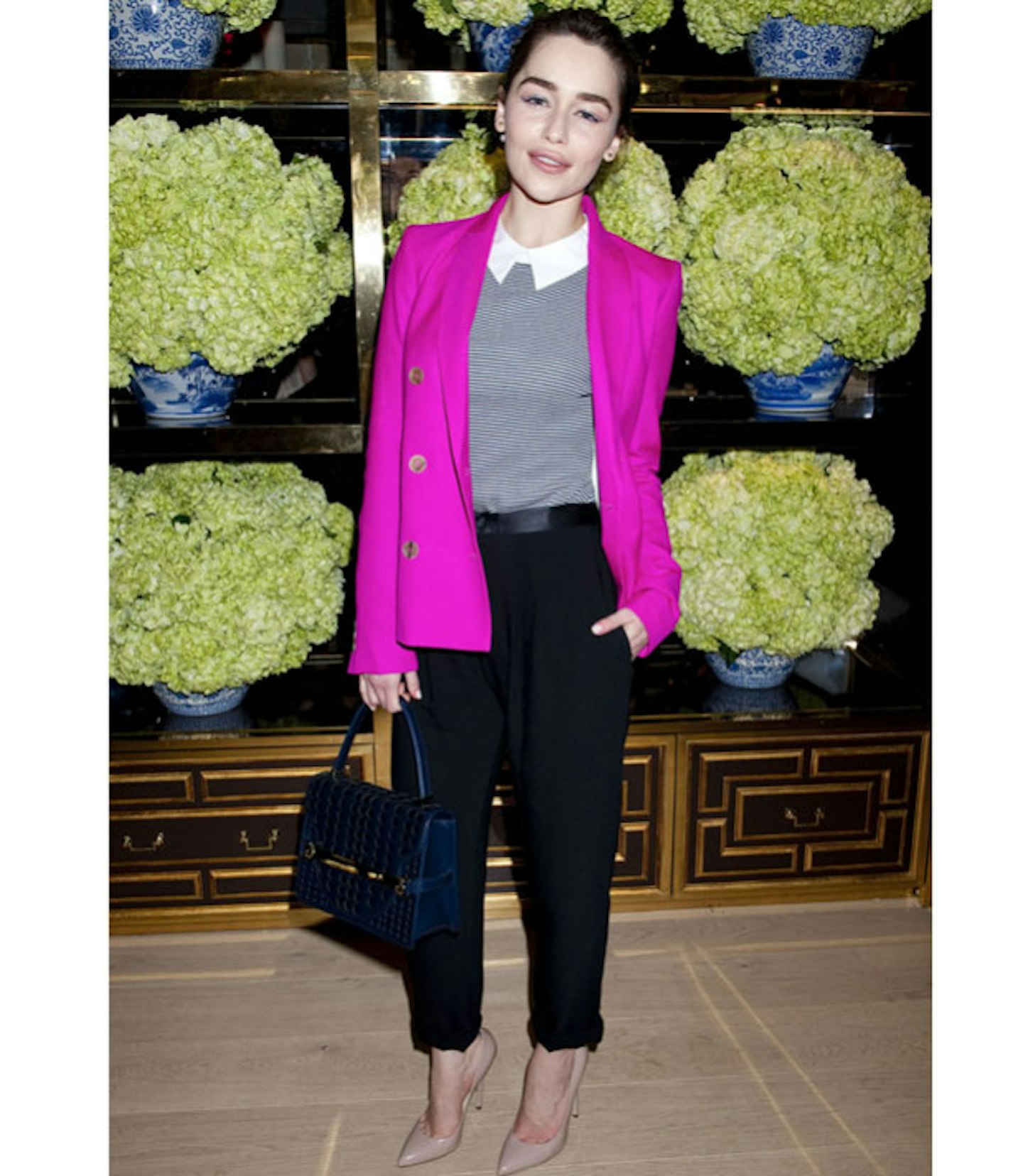 Colour popping in Tory Burch, Jan 2014