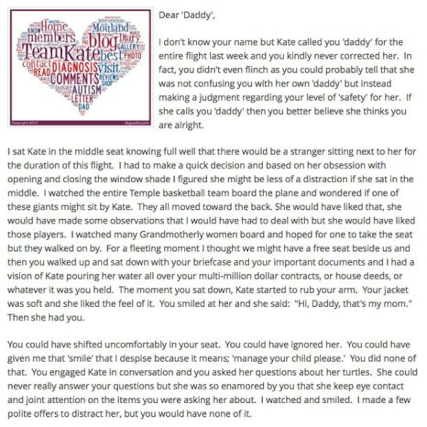 Dear Daddy...