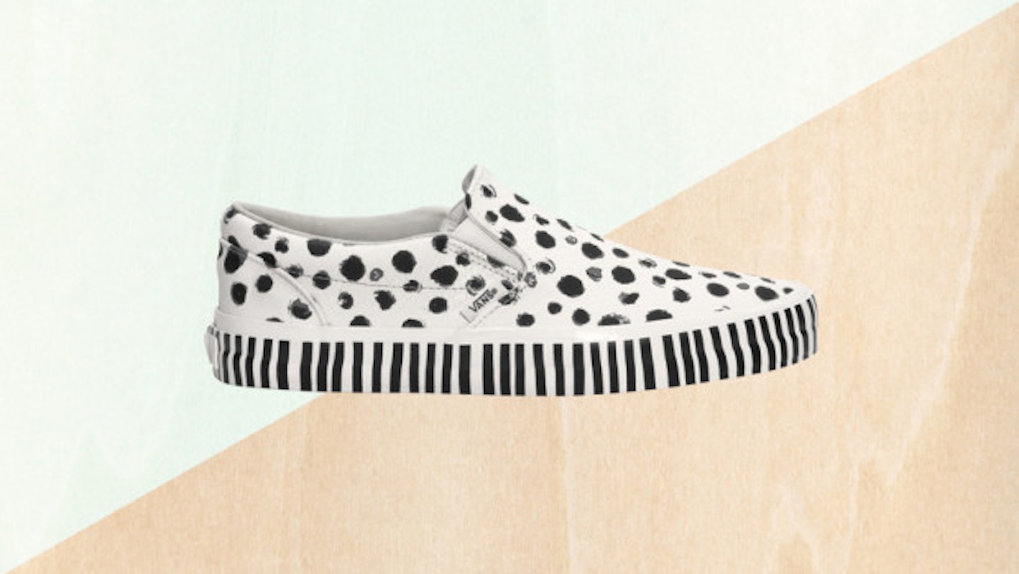 Spotty Slip Ons