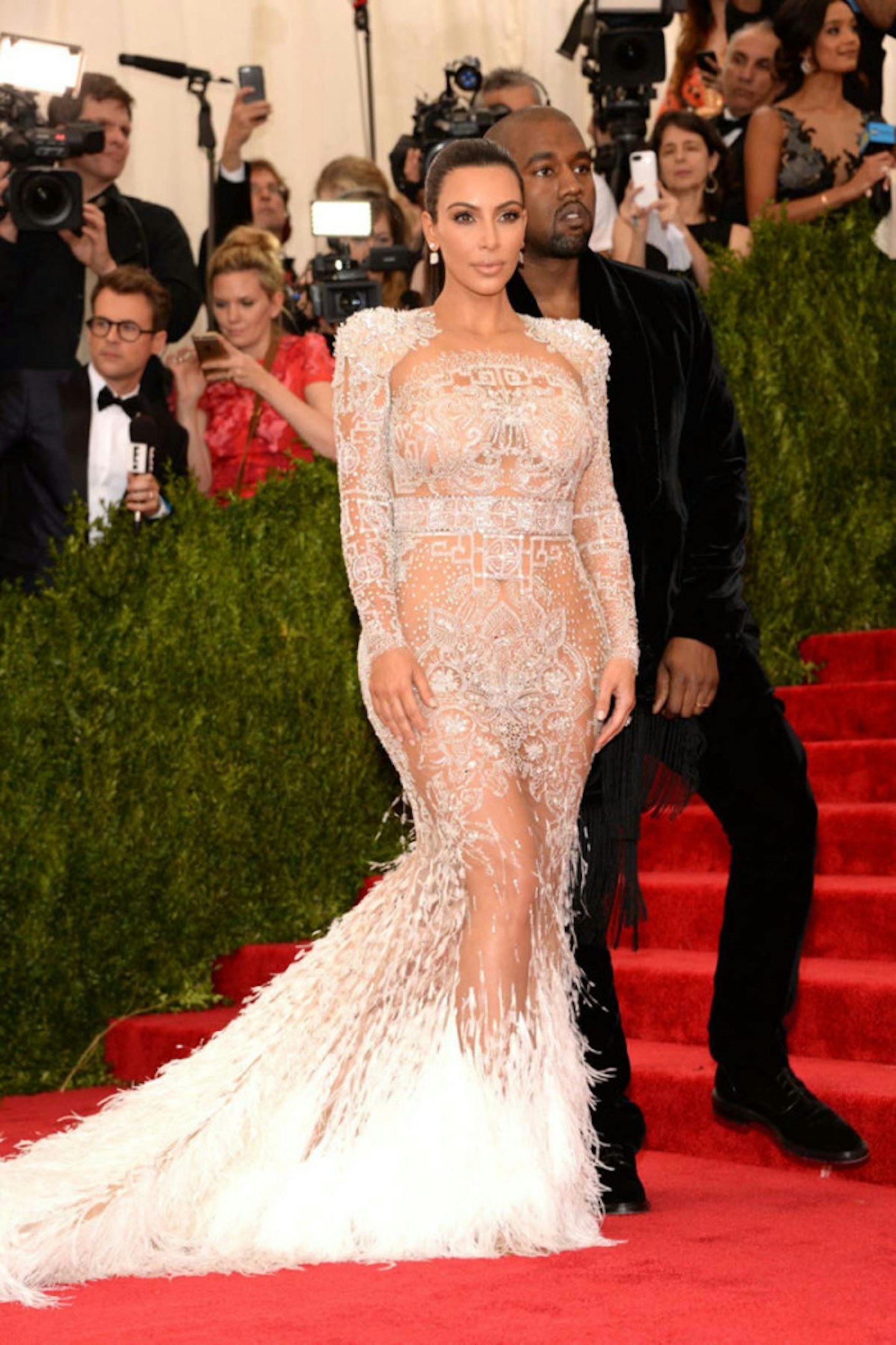 Kim Kardashian in Roberto Cavalli by Peter Dundas - Met Gala 2015