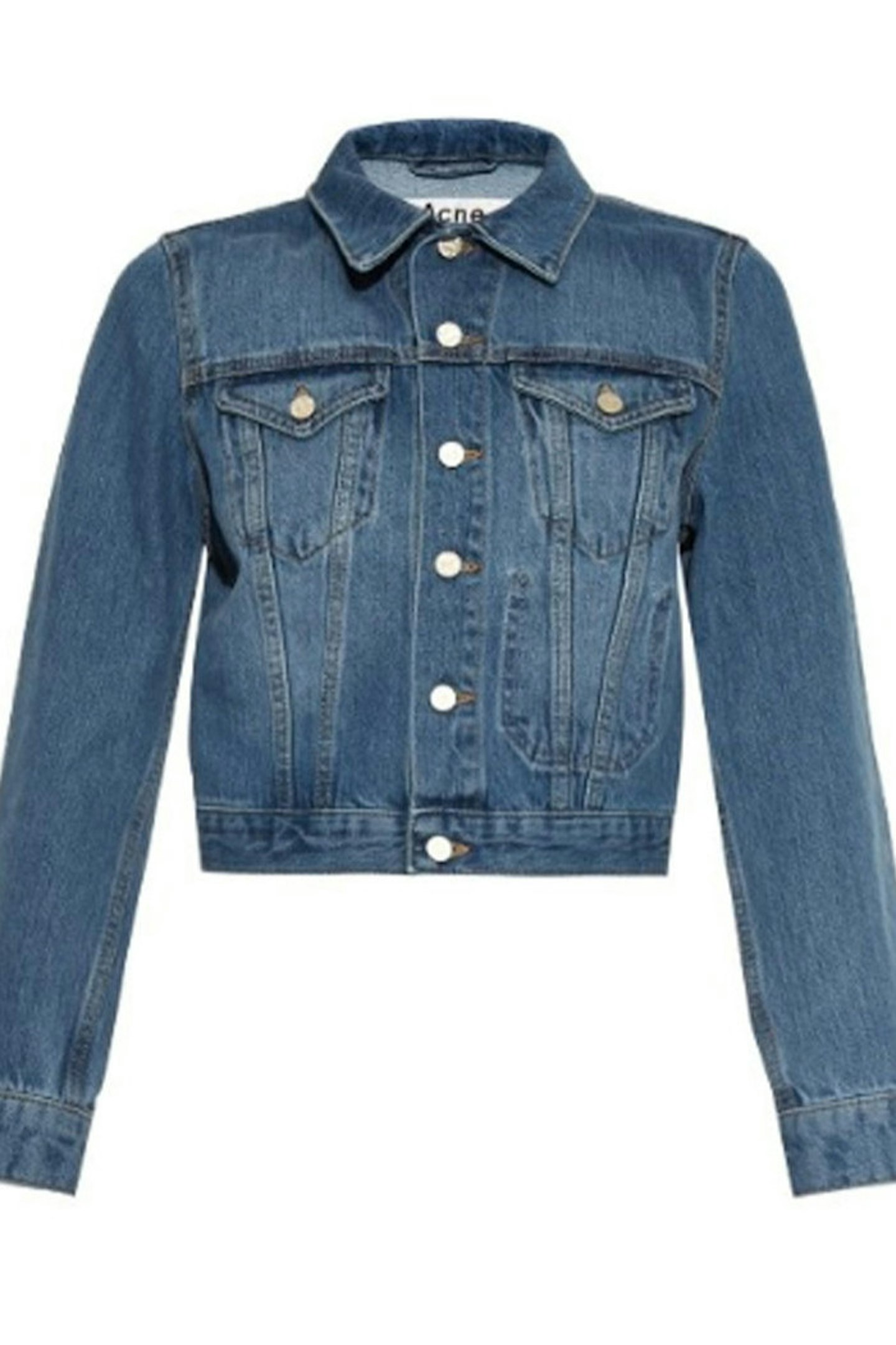 Acne Studio's Tag Cropped Denim Jacket