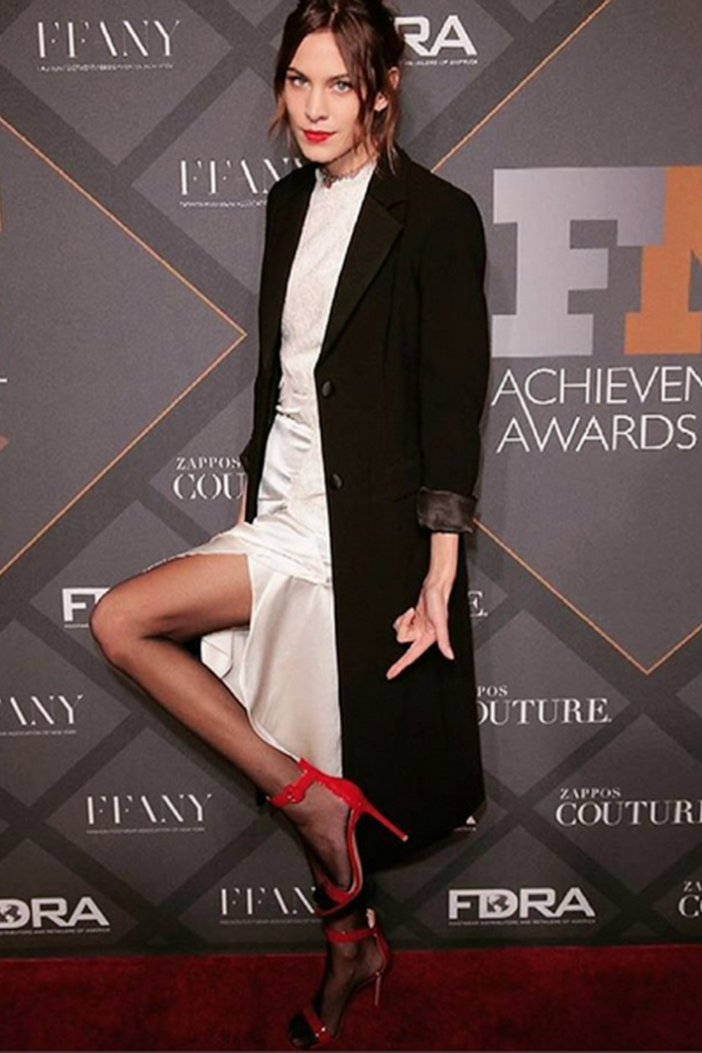 Alexa Chung instagram red carpet