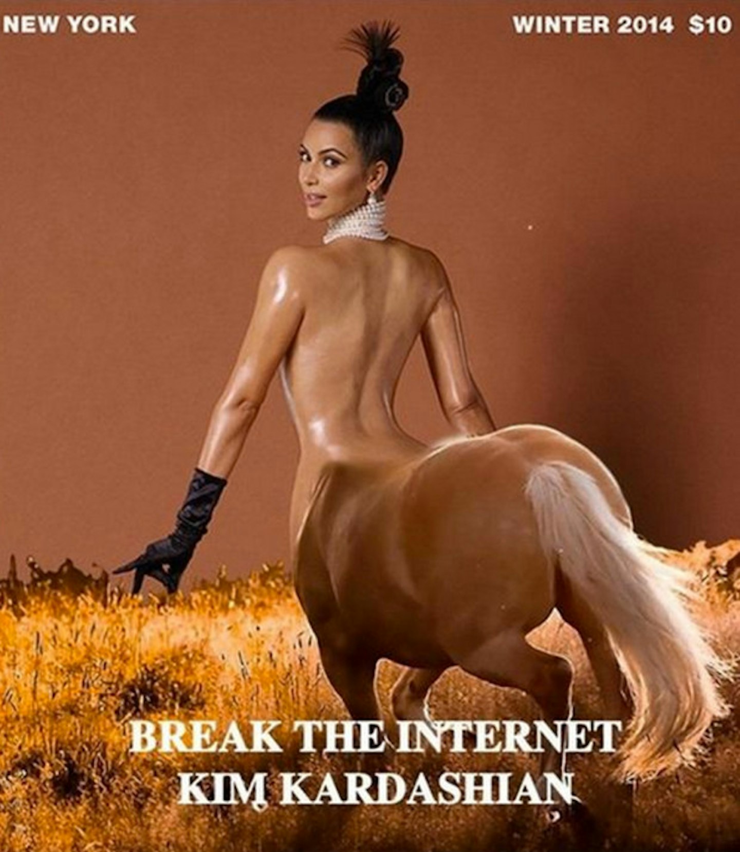 Yep, her butt is so big it looks like a centaur