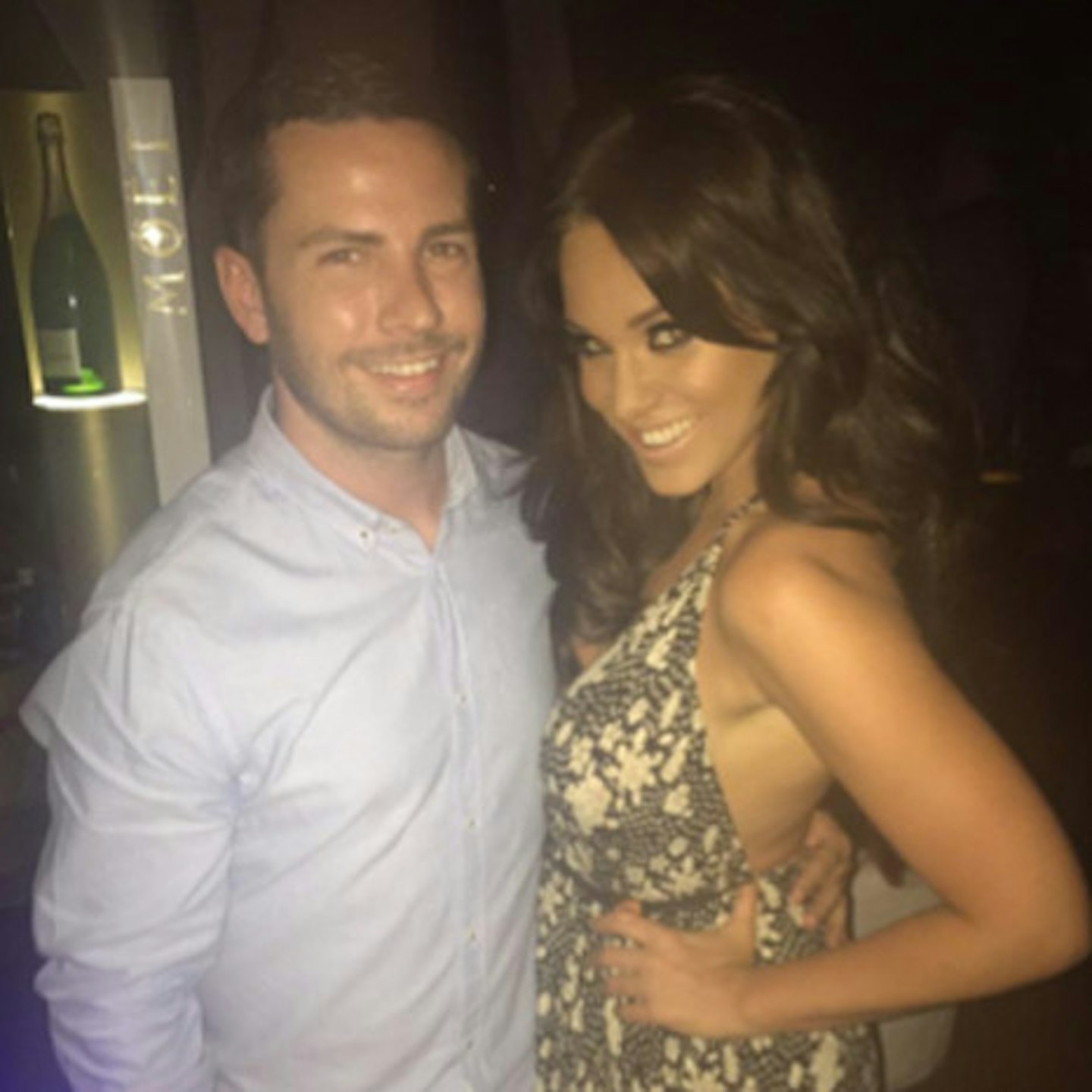 Vicky was taken to hospital after an argument at a Marbella nightclub