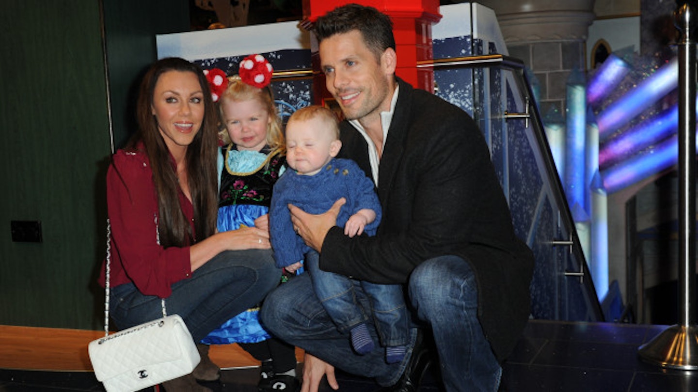 Michelle Heaton, husband Hugh, daughter Faith and son AJ.