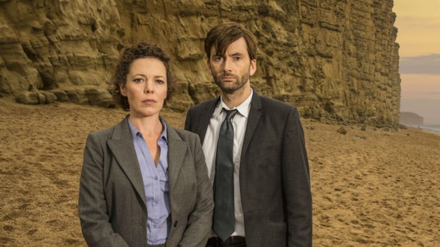 The fab Olivia Colman and David Tennant in Broadchurch