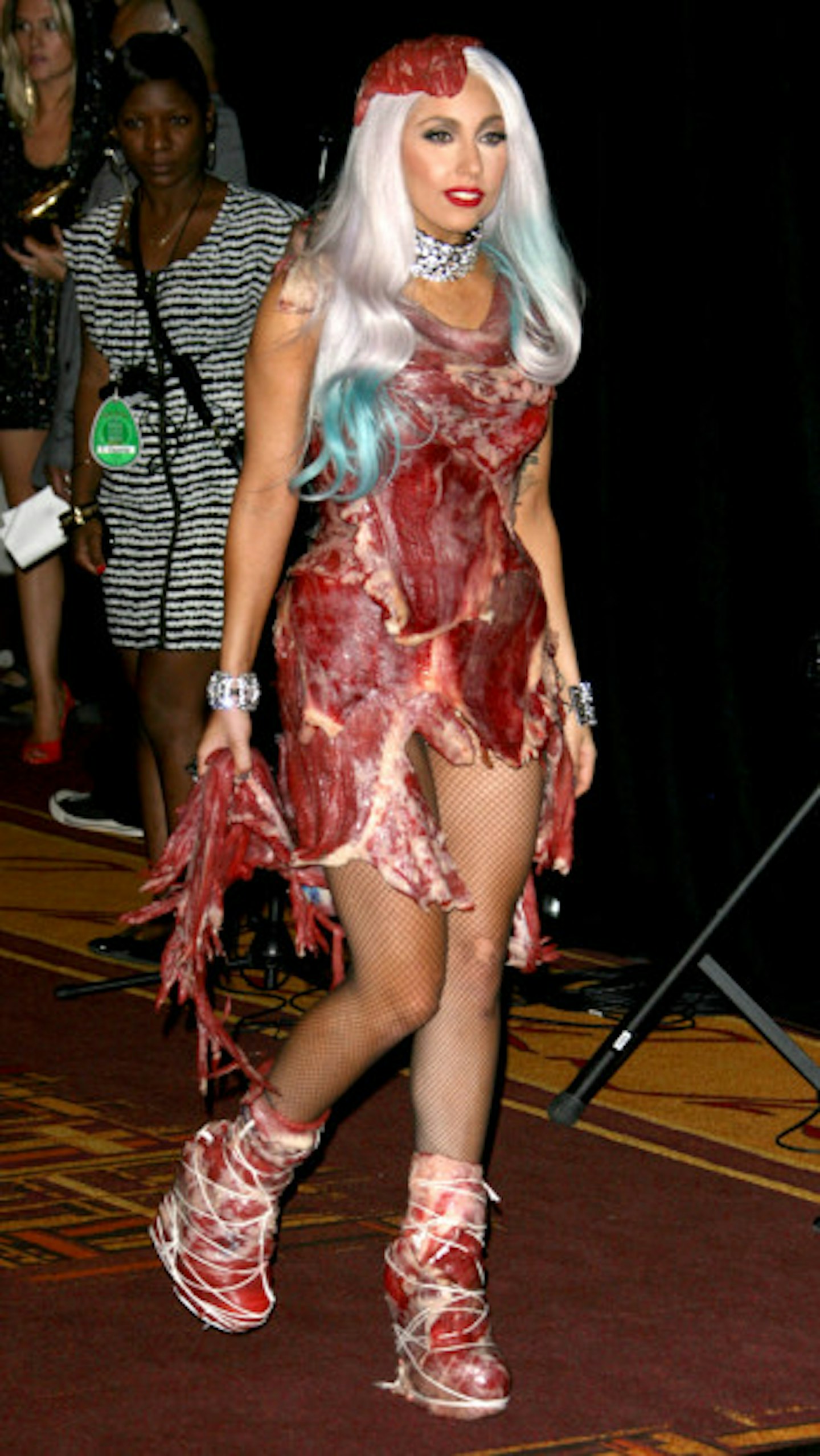 Lady Gaga's Meat Dress, 2010