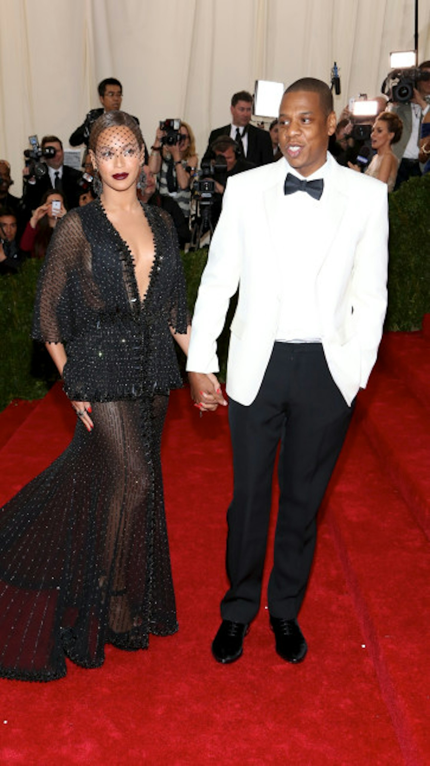 Jay-Z and Beyonce at the Met Gala Ball 2014