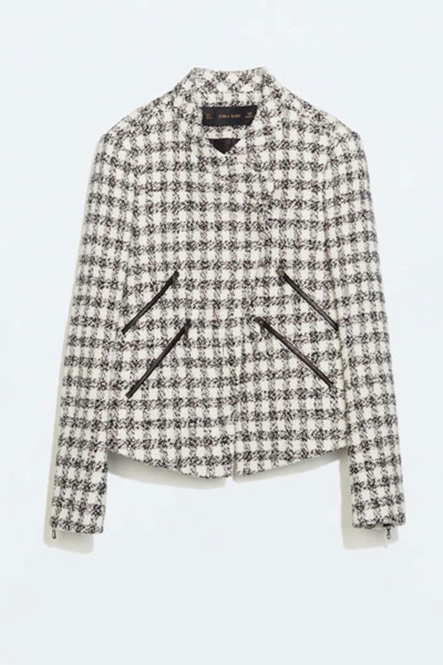 Monochrome Checked Blazer, £69.99, Zara