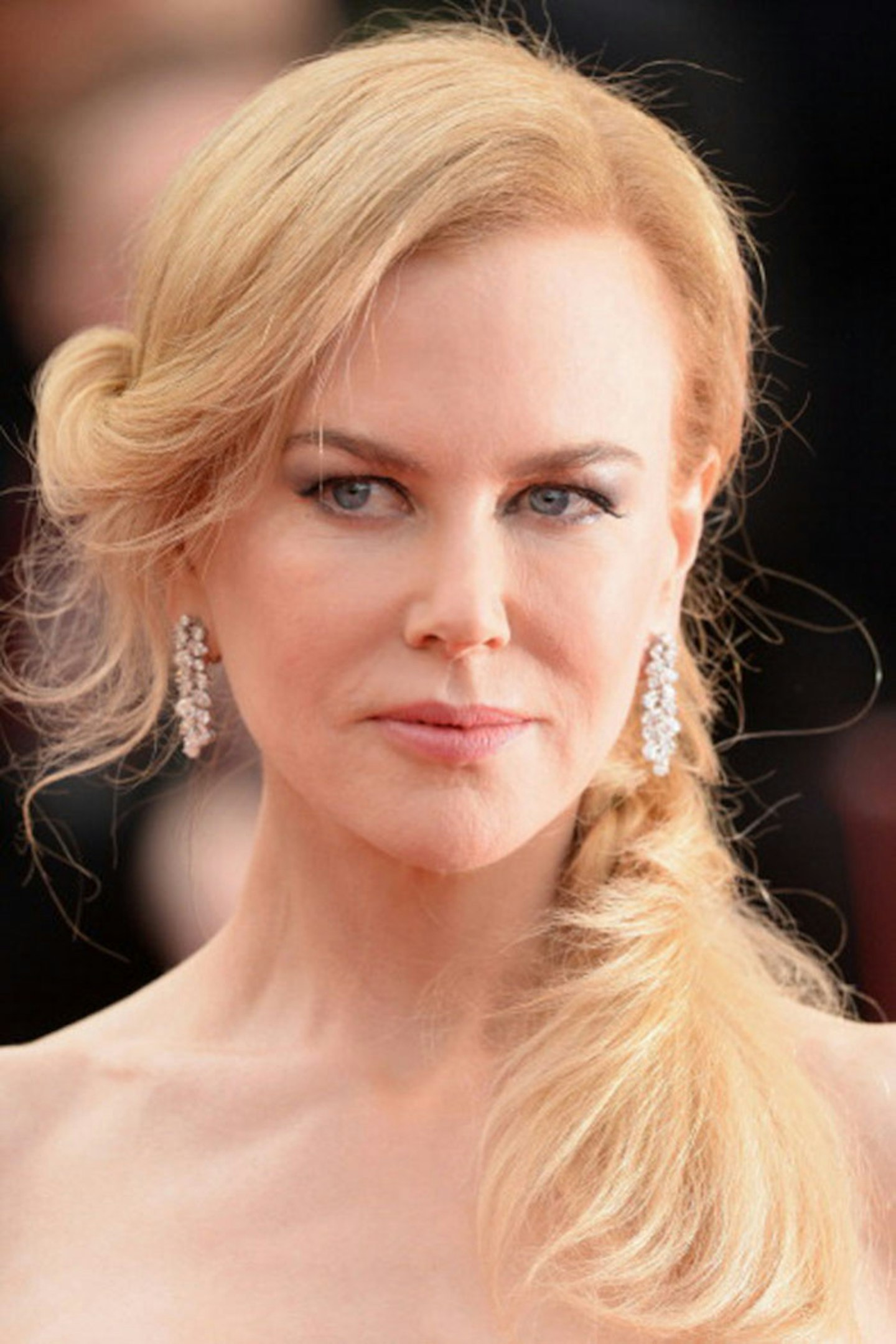 Wear your plait low and to one side like Nicole Kidman