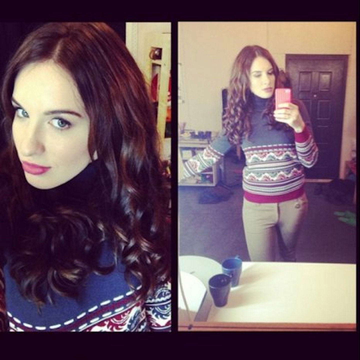 Glamorous Maria was a pin up for the Russian women's skiing team