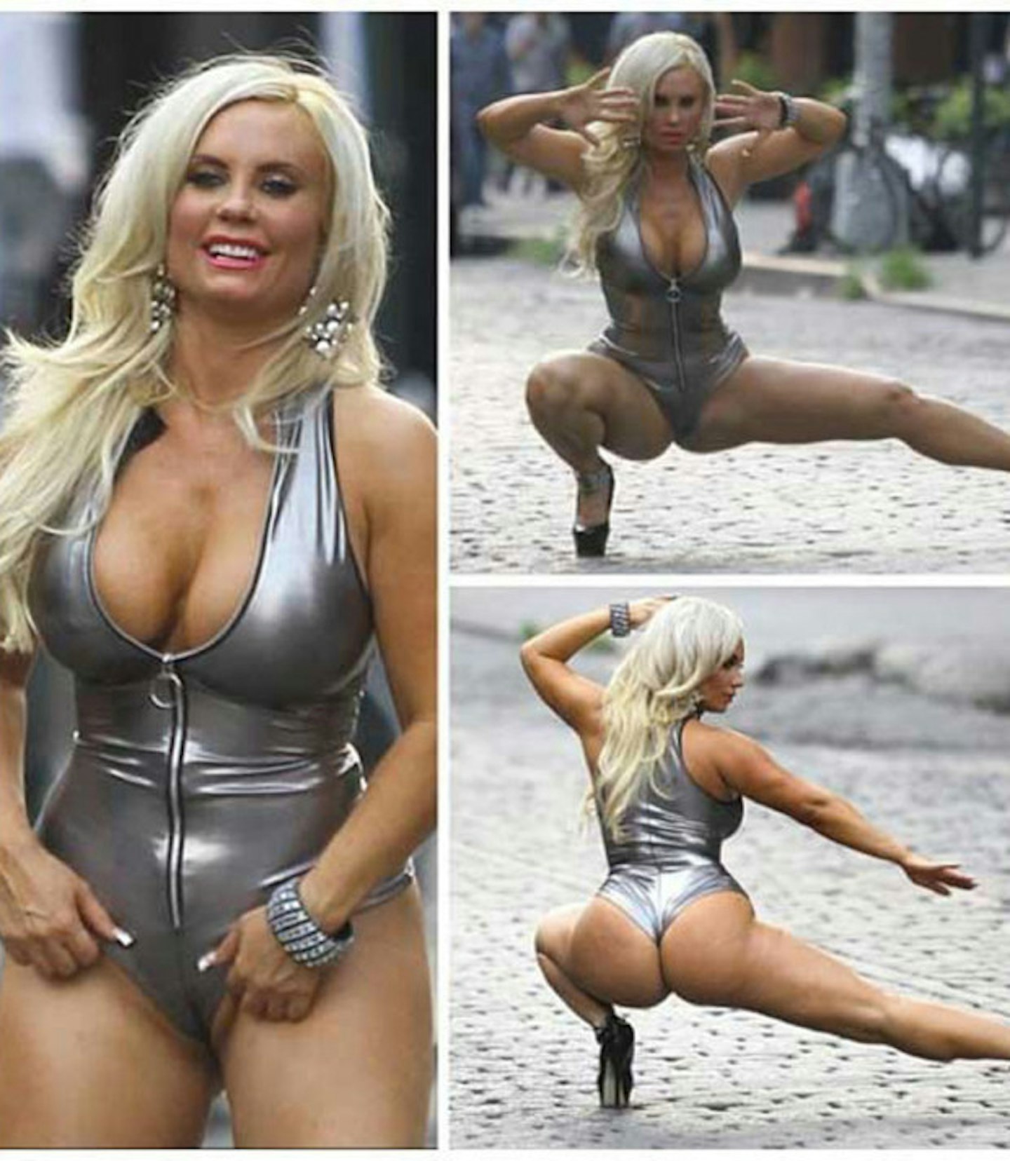 coco-austin-boobs-bum-silver-bodysuit