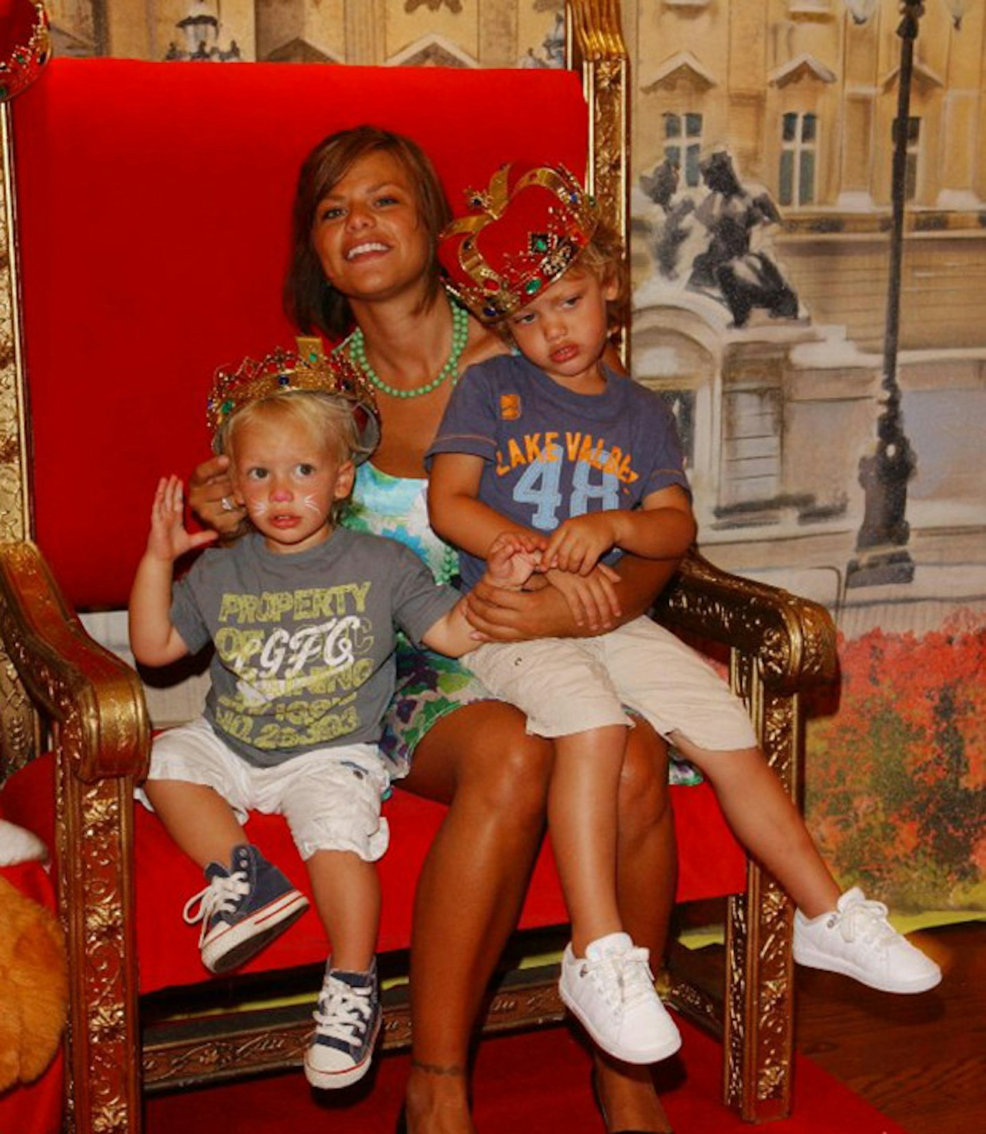 Jade and sons Bobby and Freddie
