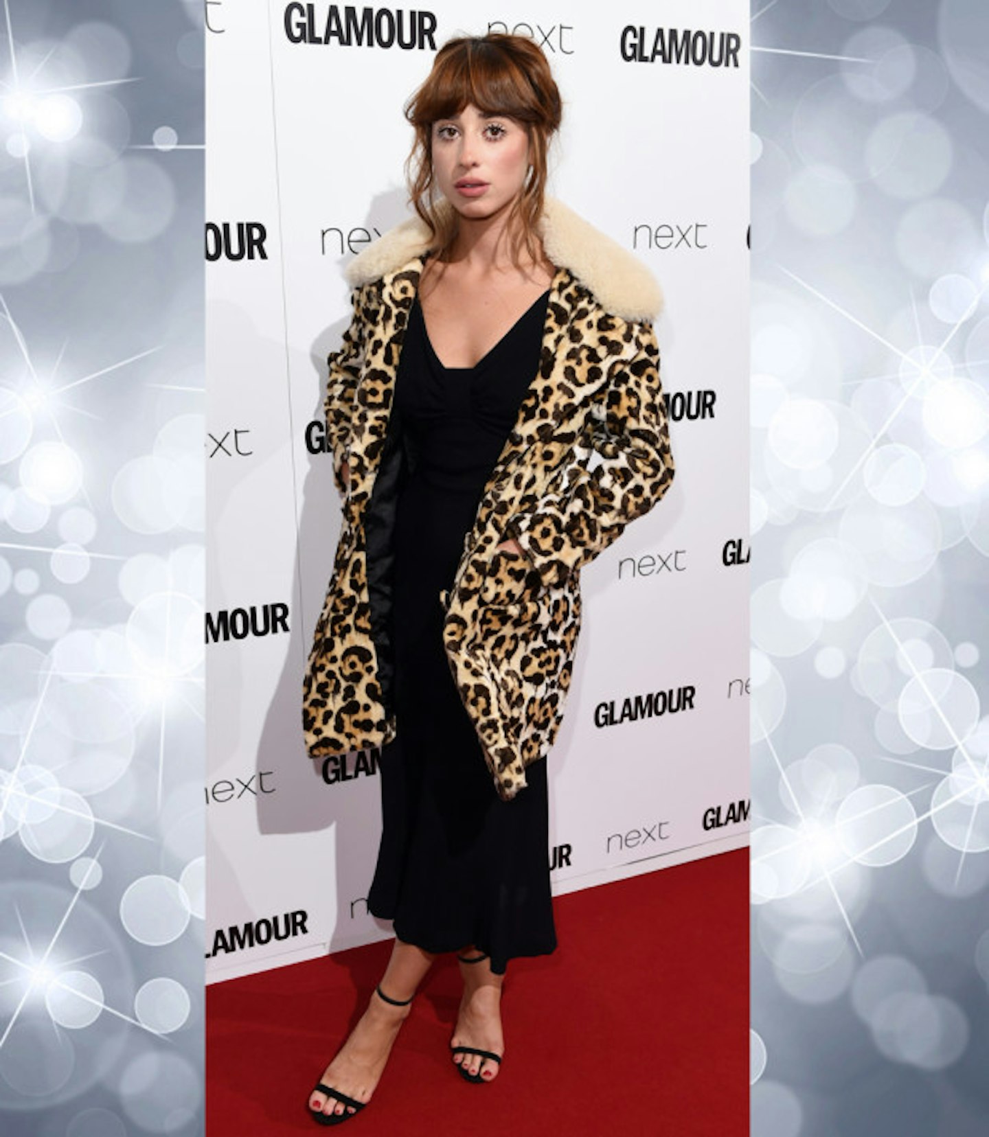glamour-awards-outfits-foxes-leopard-coat-black-dress