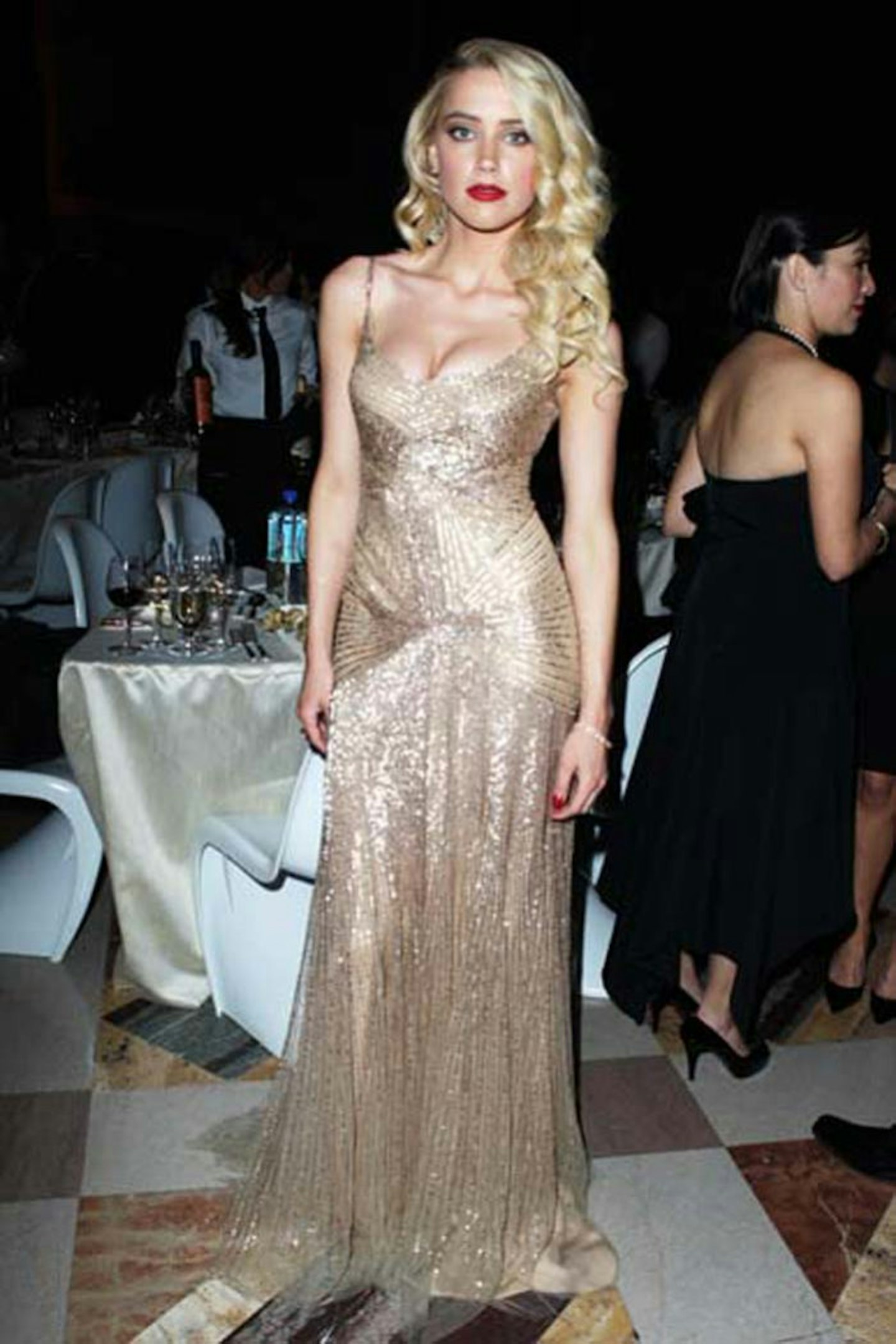 Amber Heard in Donna Karan at Art of Elysium Heaven Gala - 14 January 2012