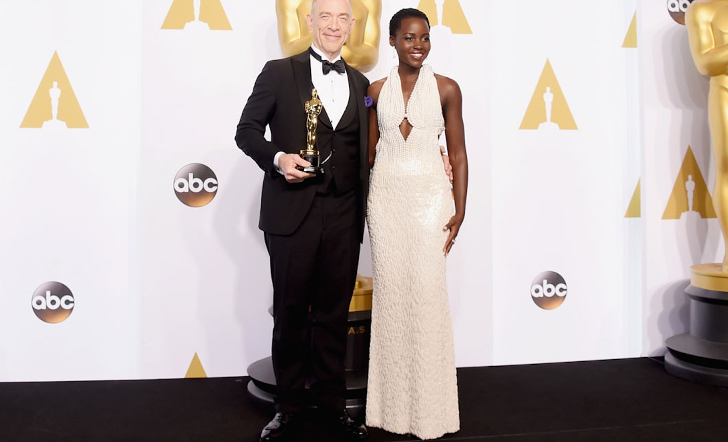 Lupita was a walking talking pearl necklace (Getty)