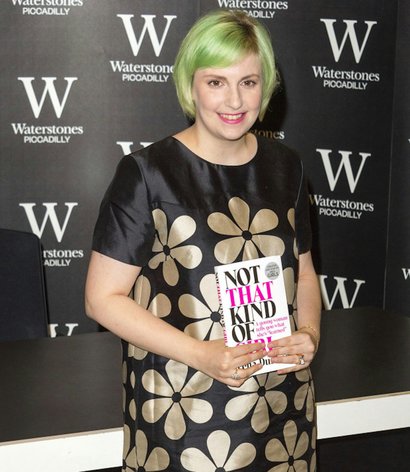 Lena at her book signing in London