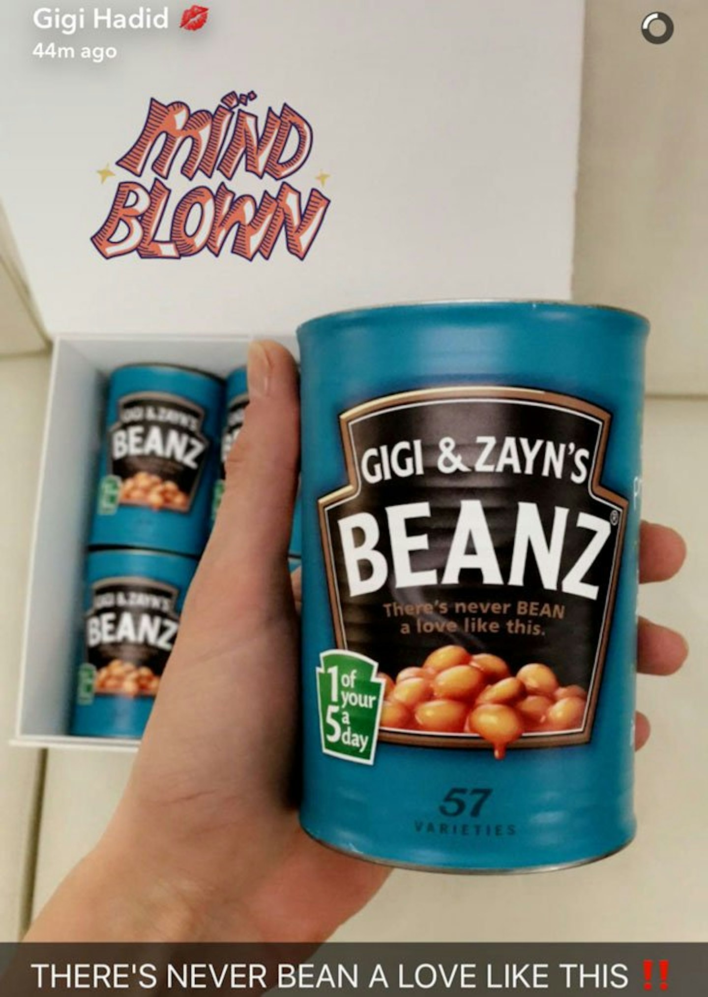 Gigi and Zayn Malik Baked Beans Are A Thing