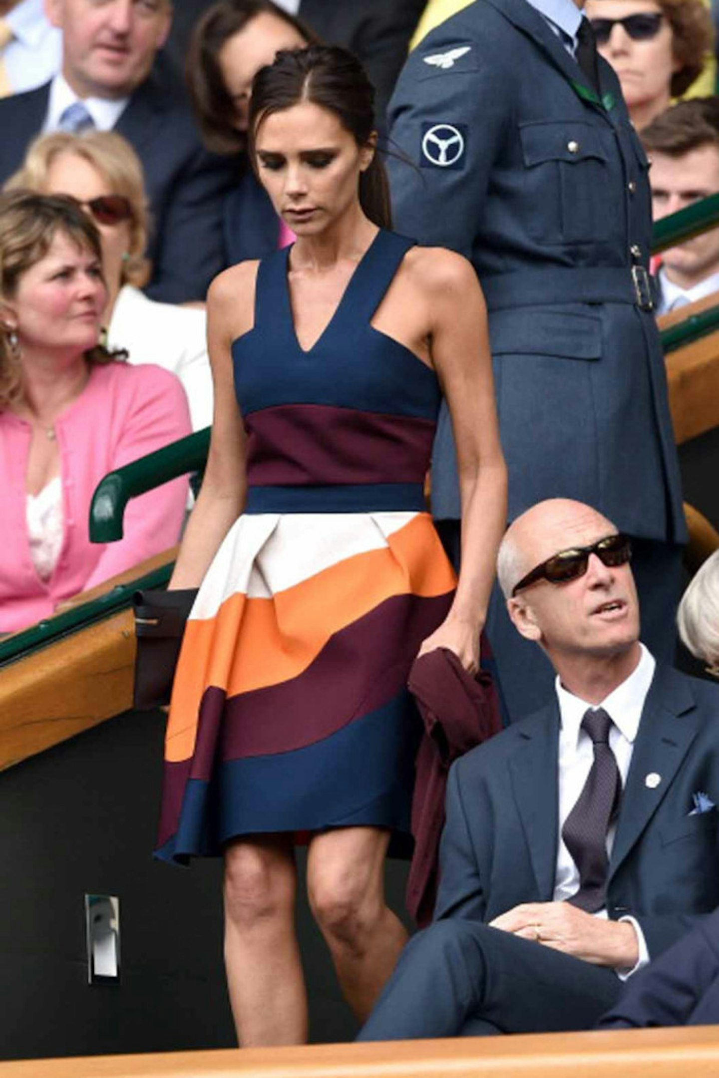 Victoria Beckham style wimbledon dress