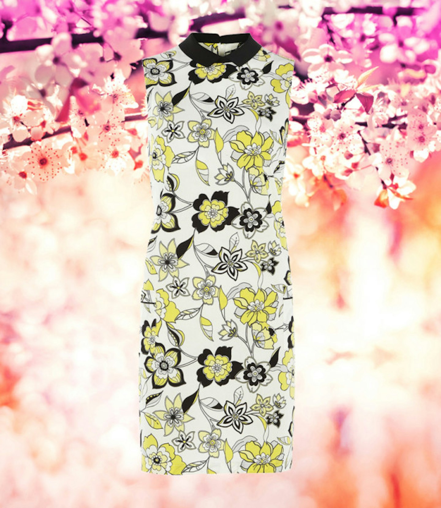 spring-buys-yellow-white-black-floral-shift-dress