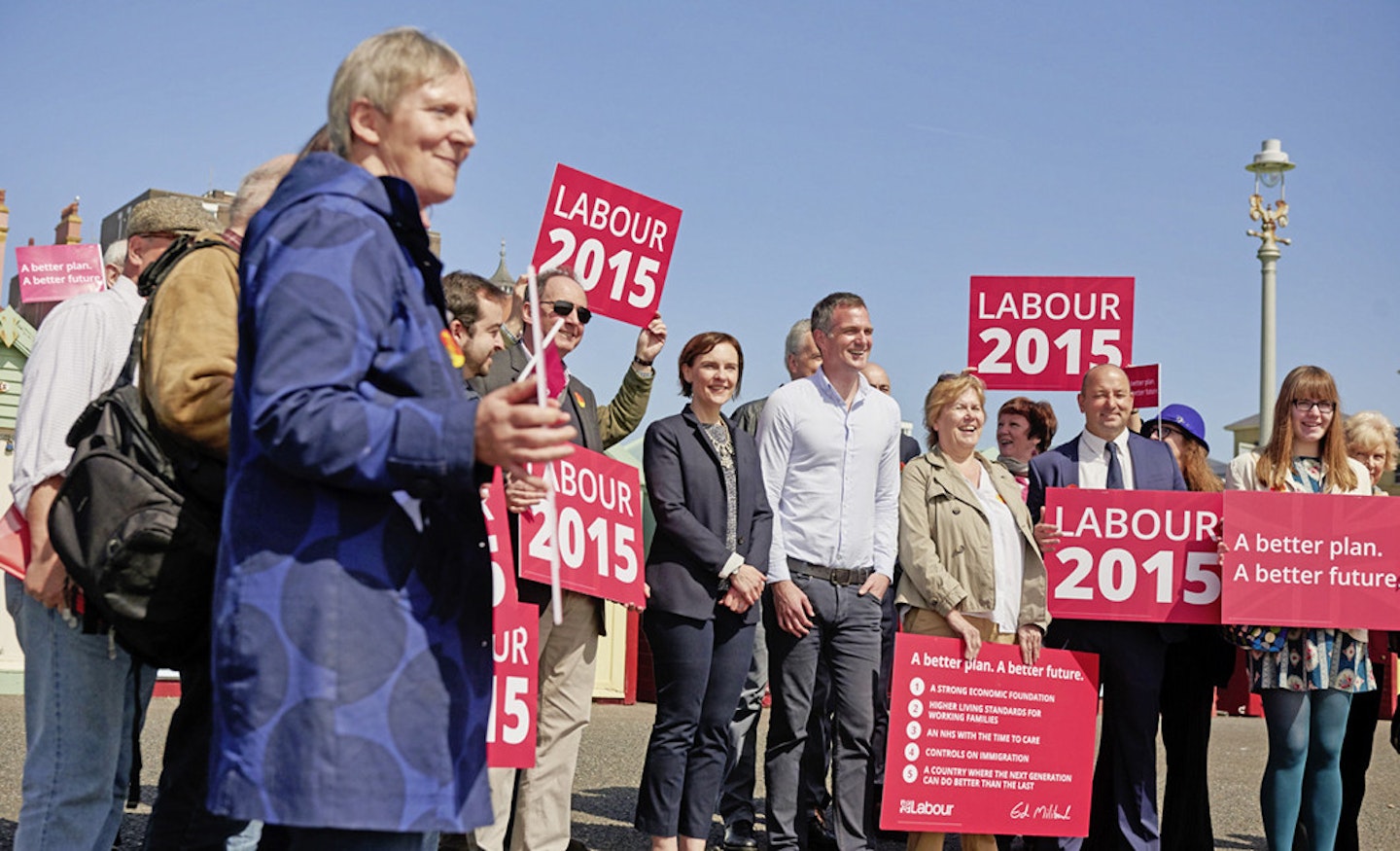 Justine Miliband rallying Labour voters in Brighton [Amit Lennon]