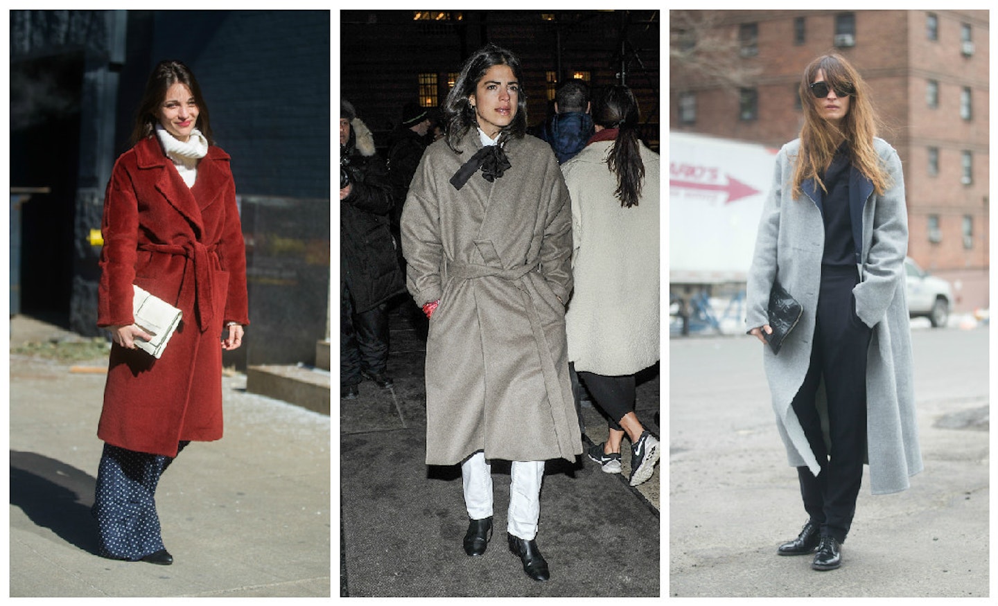 It's all about the oversized outerwear - Getty