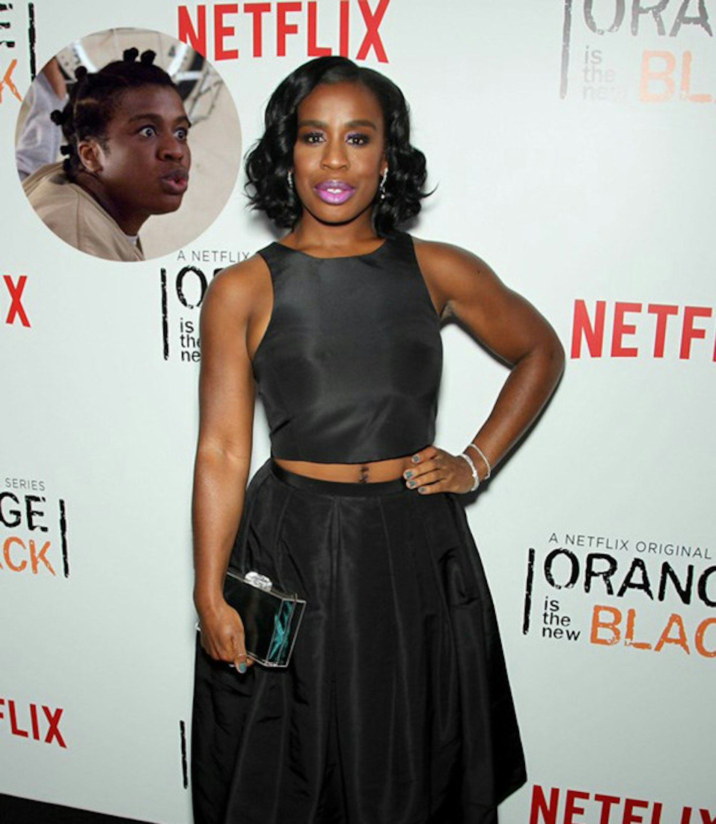 Suzanna "Crazy Eyes" Warren played by Uzo Aduba