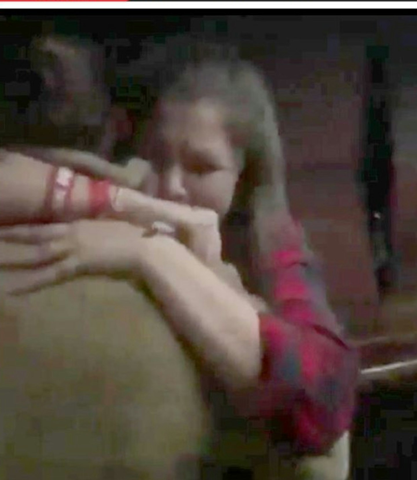 Harry's magical embrace ended the poor girl's panic attack