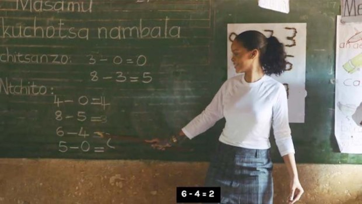 Rihanna Is A Secret Math Teacher Extraordinaire