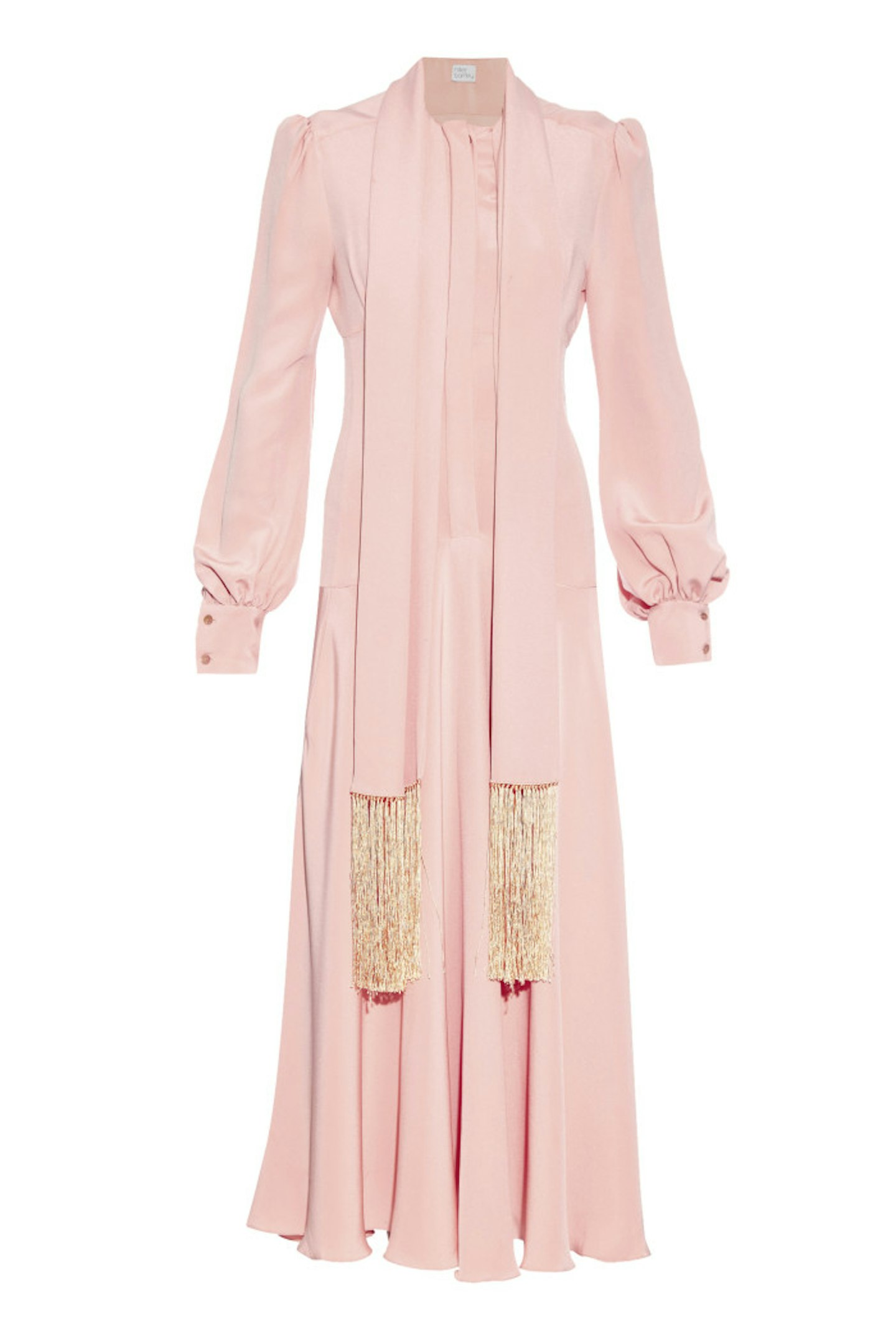 Hillier Bartley Salmon Dress with Sleeves £2200 at MATCHESFASHION.COM