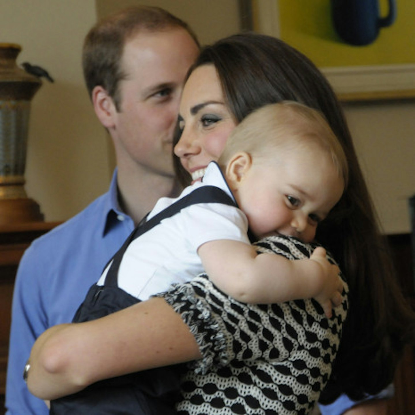Kate Middleton shares a cuddle with young son Prince George