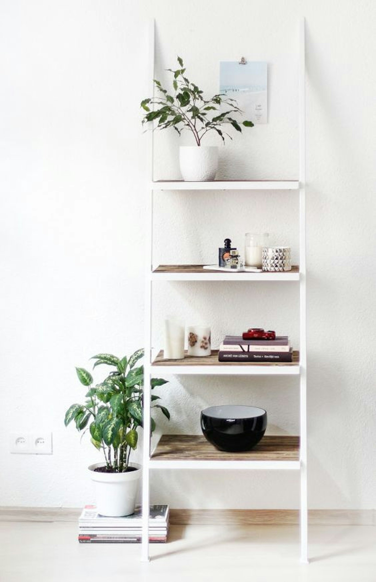 ladder shelf