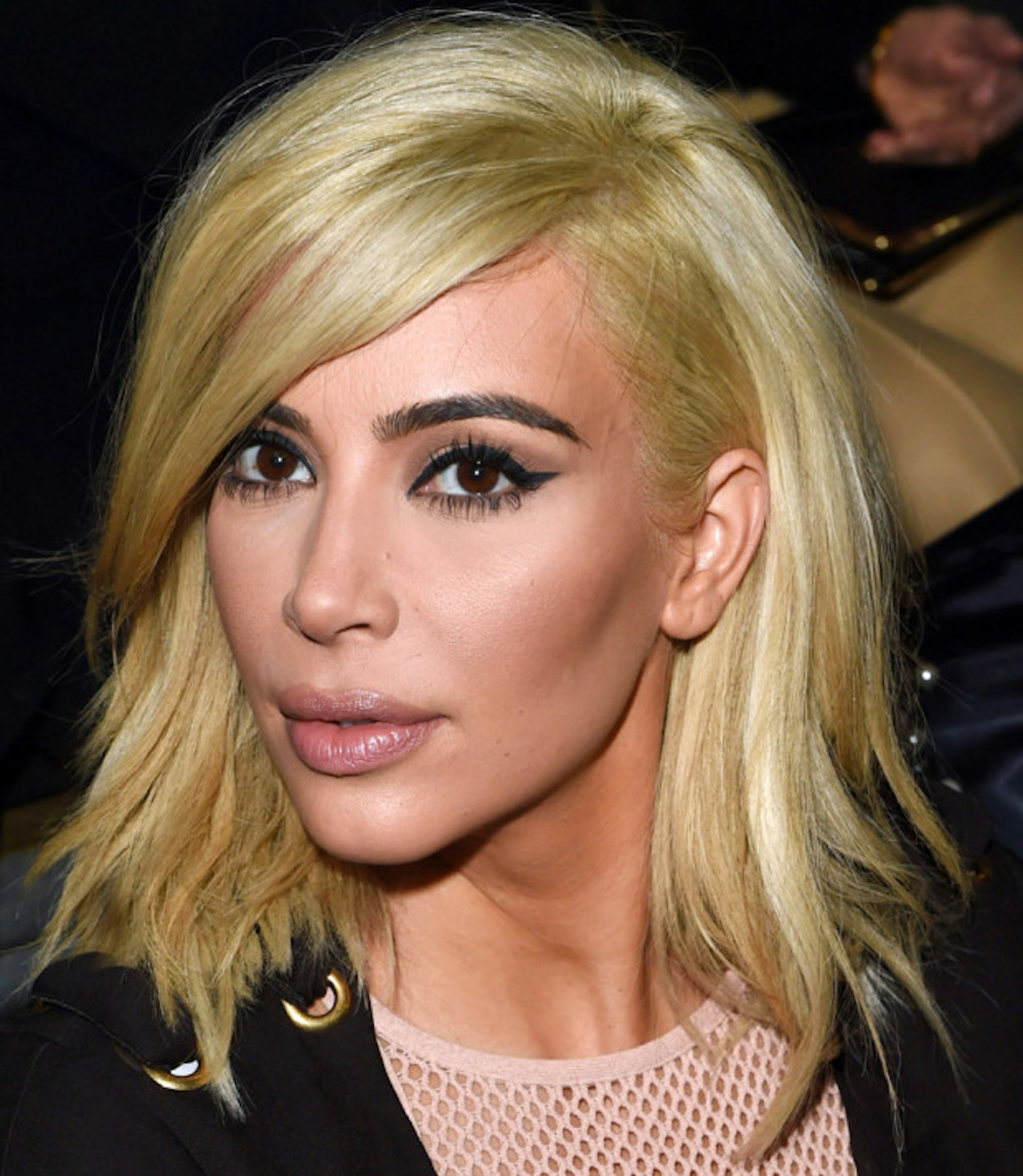 Kim Kardashian platinum blonde