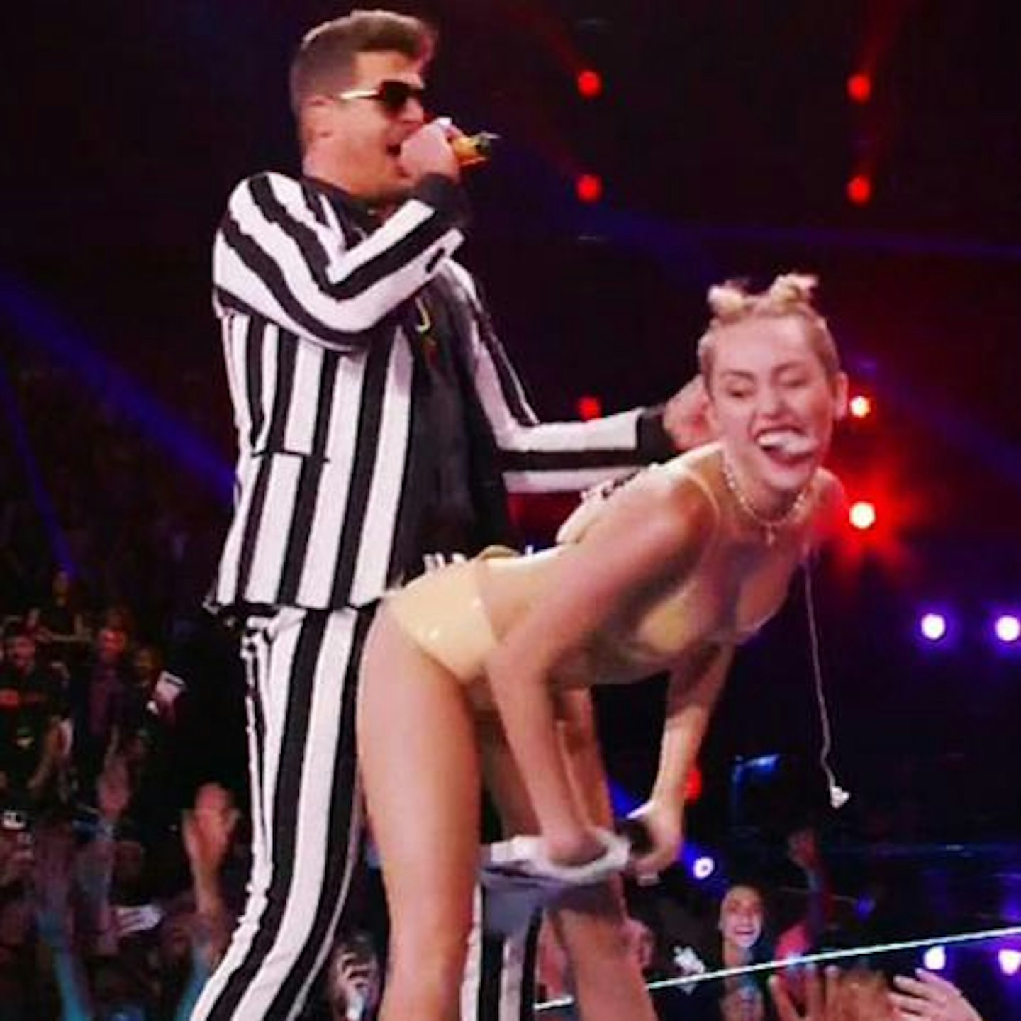 Miley Cyrus' VMAs performance has been slated by Harry Styles