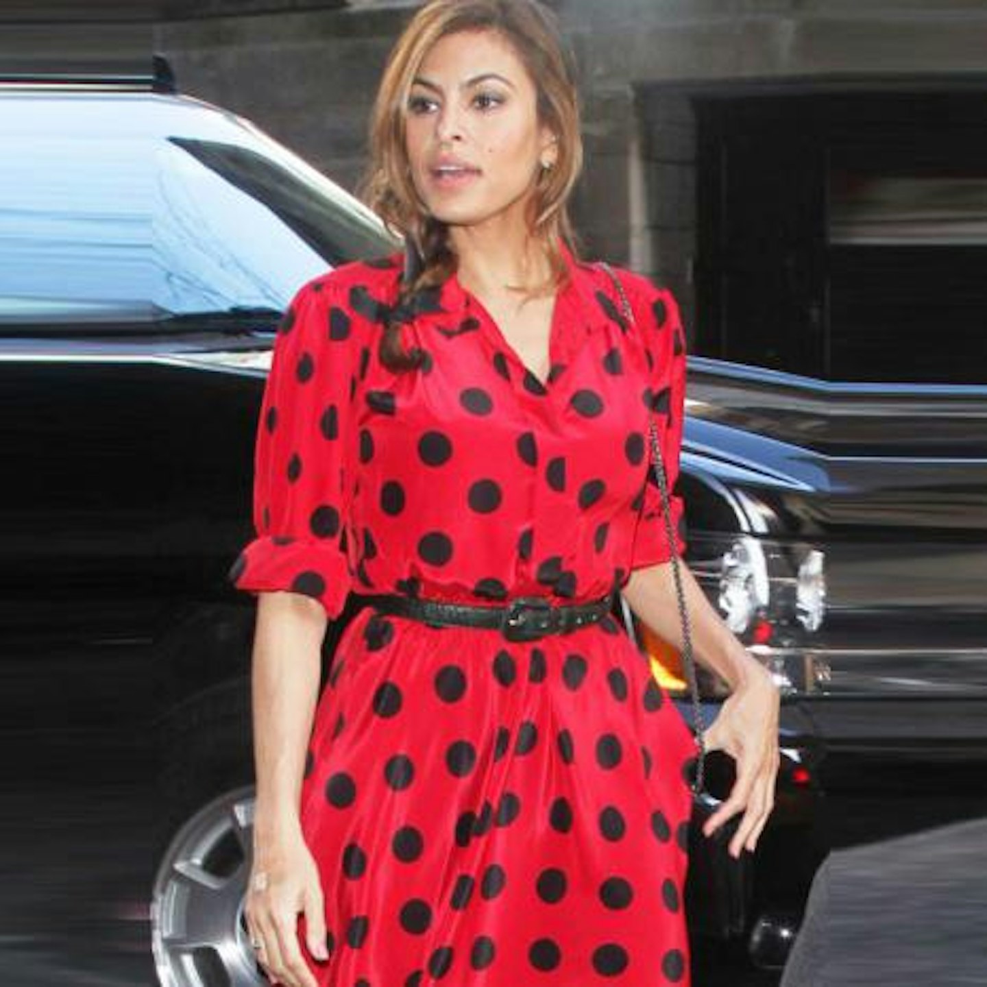 We think Eva Mendes looks just right (but we definitely prefer her curvy look!)