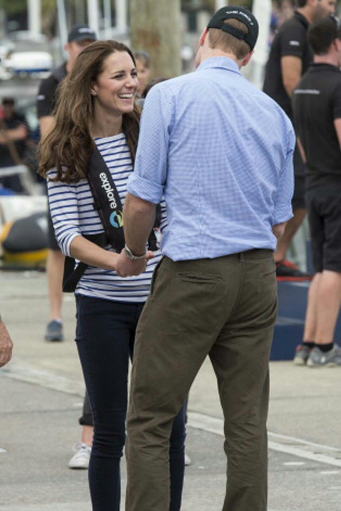 55-54. The royal couple go sailing in Auckland, New Zealand in April 2014