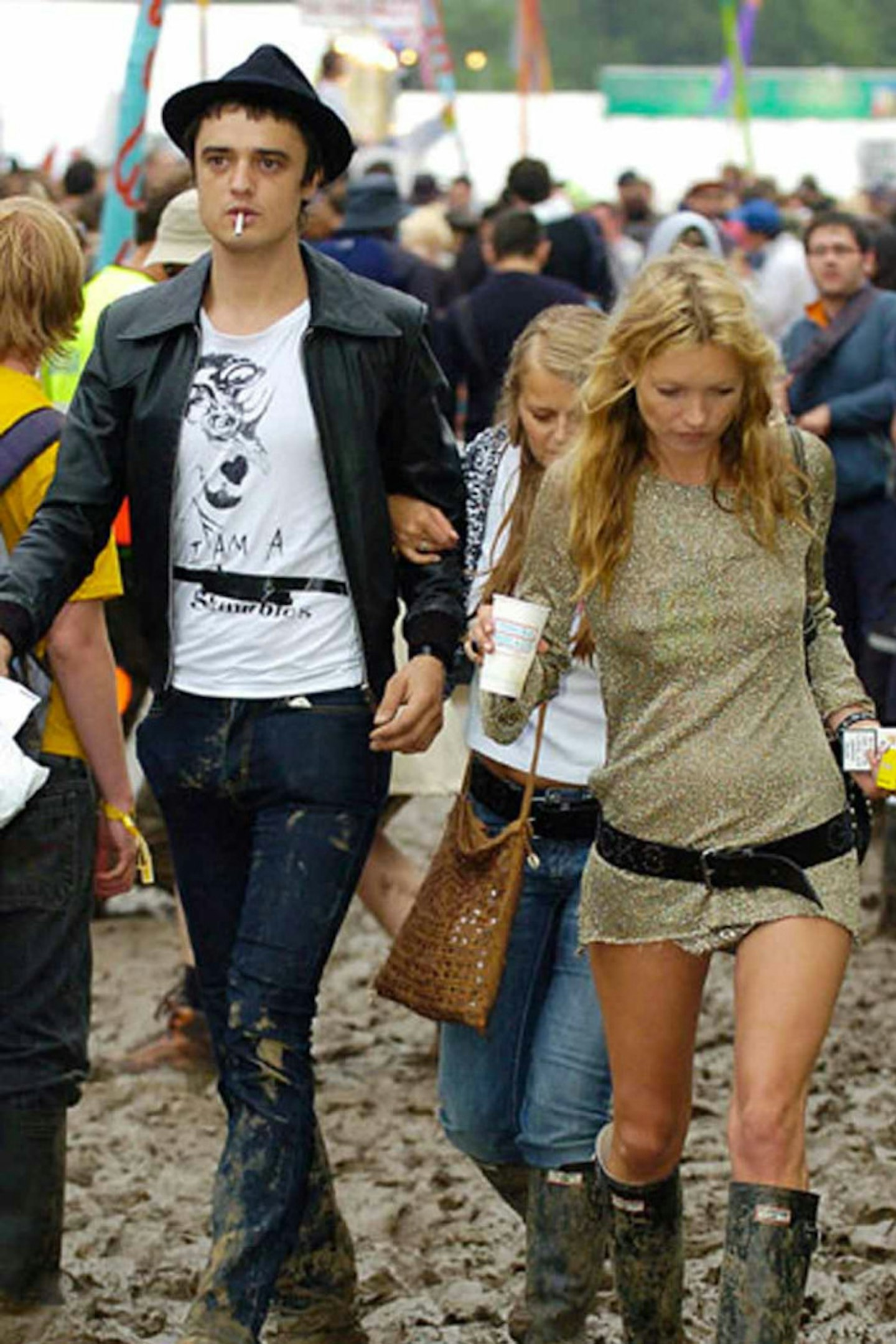 44Kate Moss style glastonbury 2005 hunters