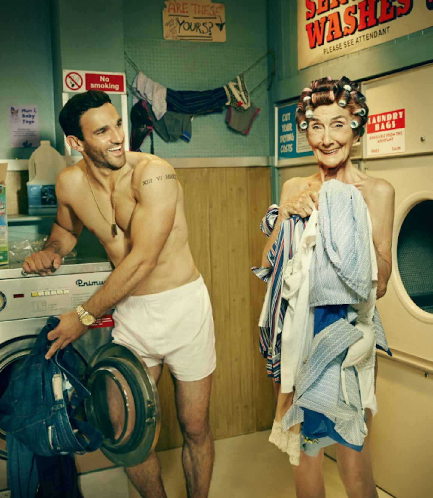 June Brown (Dot Cotton) and Davood Ghadami (Kush Kazemi)