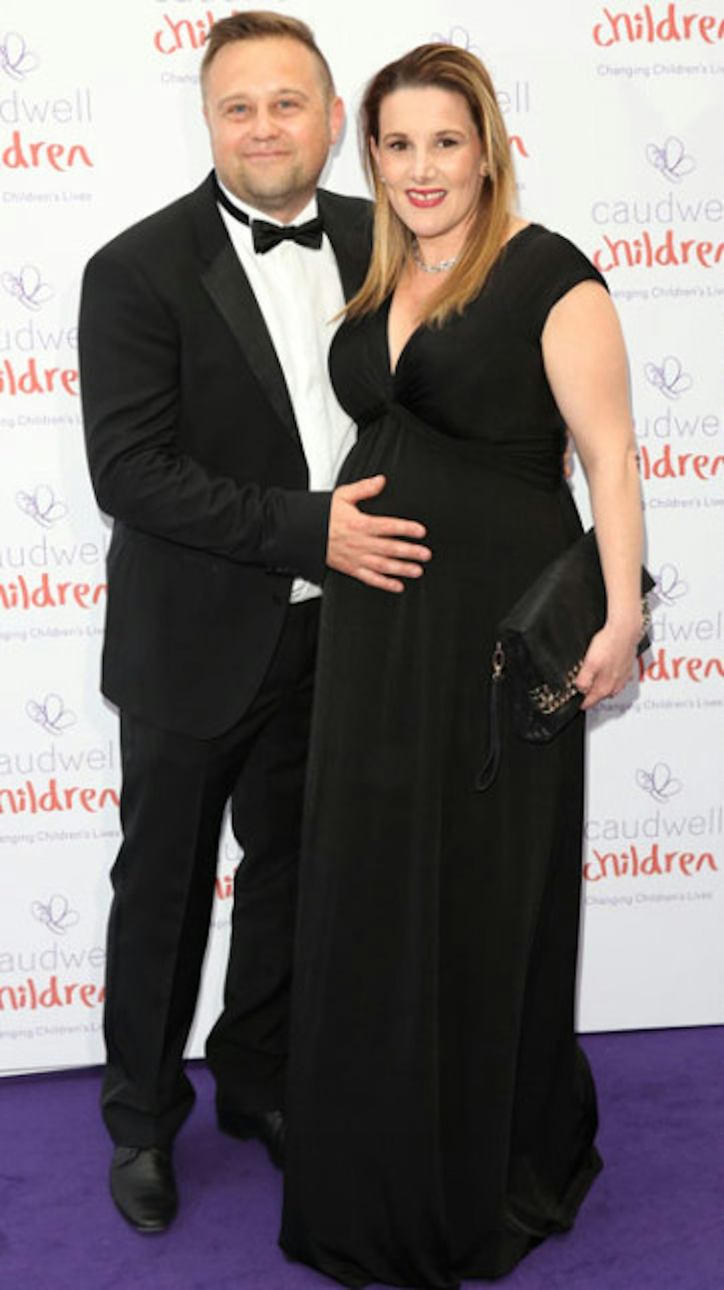 Sam Bailey and Craig Pearson on the red carpet