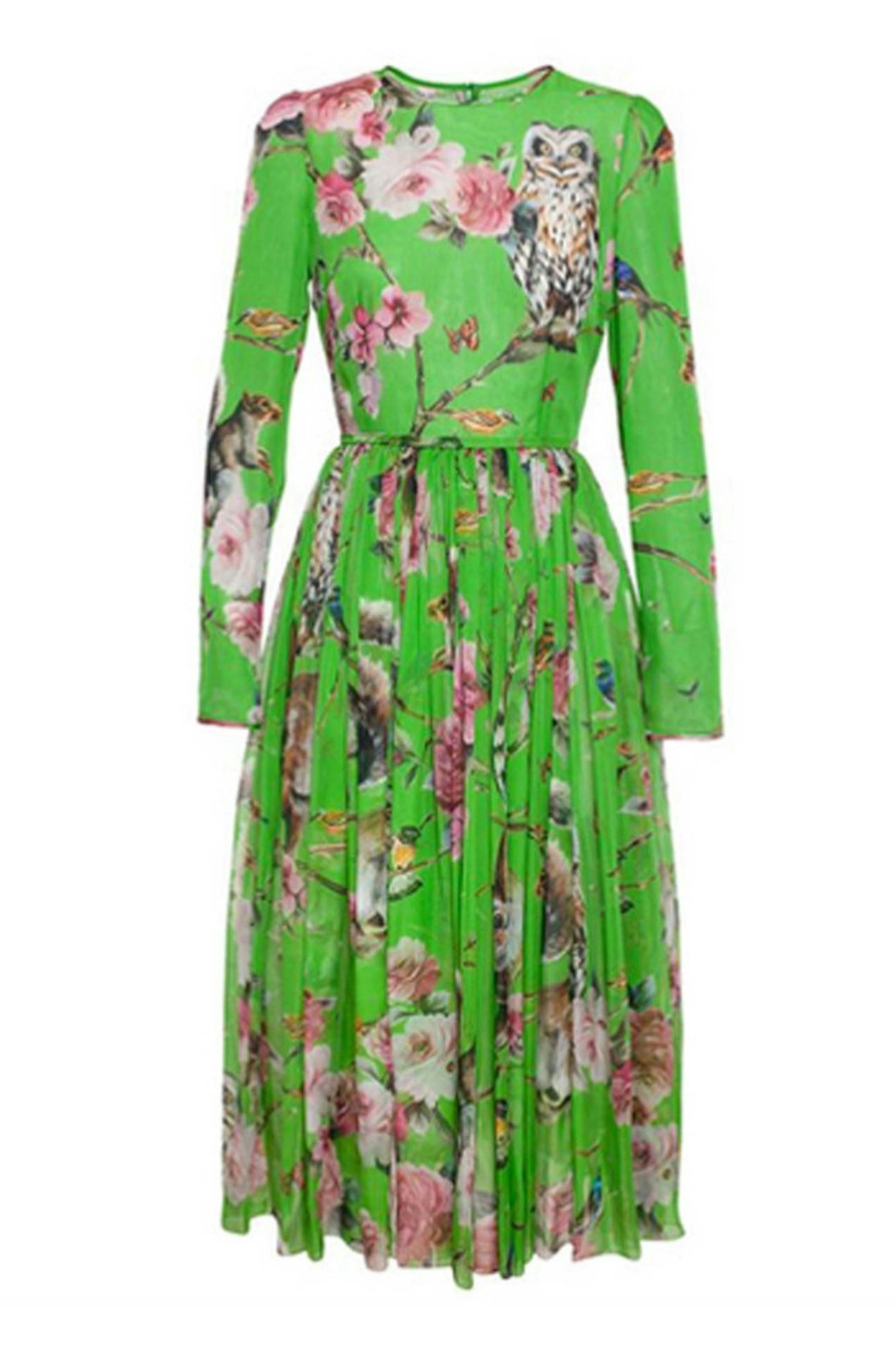 17. Lightweight silk dress with wildlife print, £2435, Dolce & Gabbana at Browns