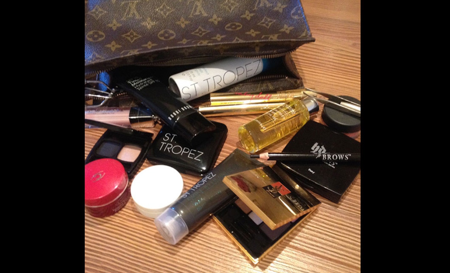 Inside Michaella's make-up bag