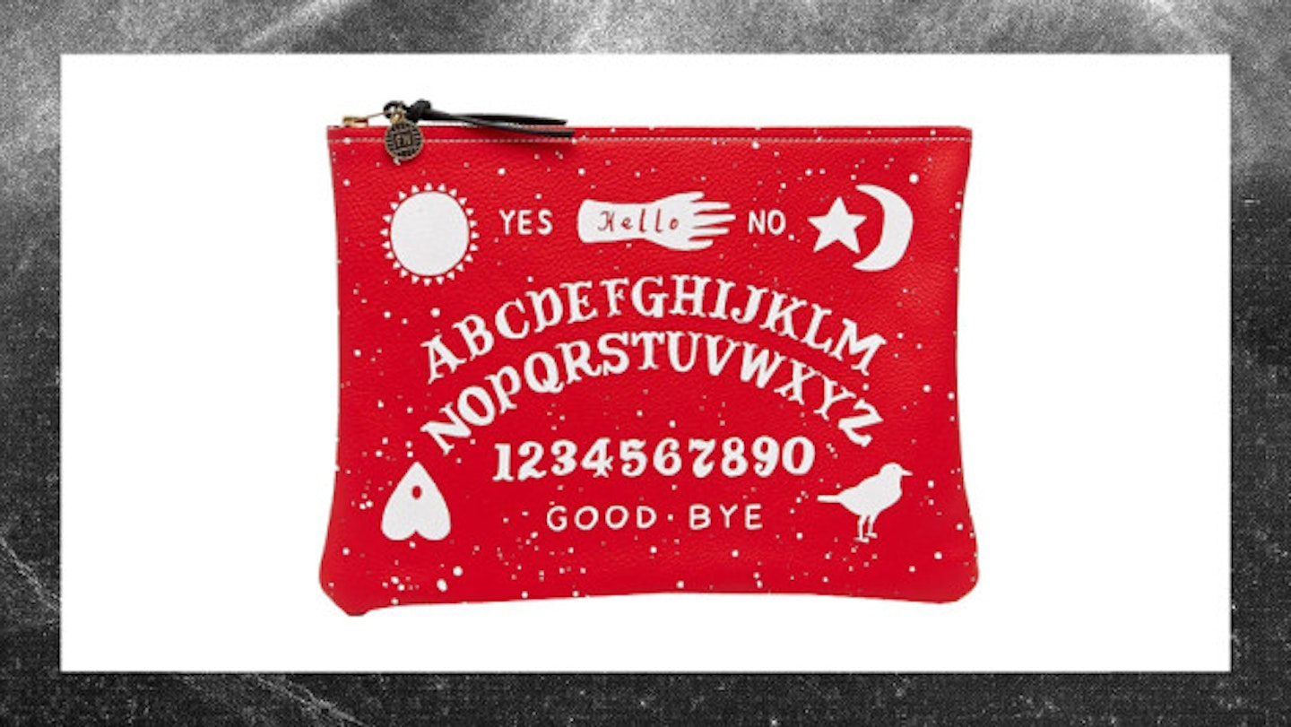 Falconwright leather ouija clutch, £55