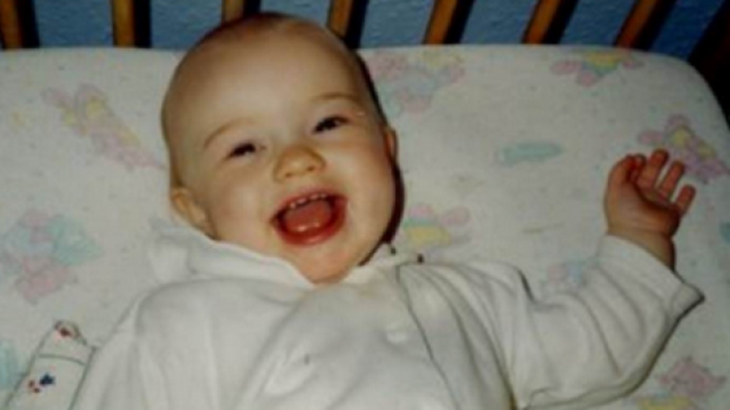After her death, Becky's mum released this poignant photo of Becky as a baby