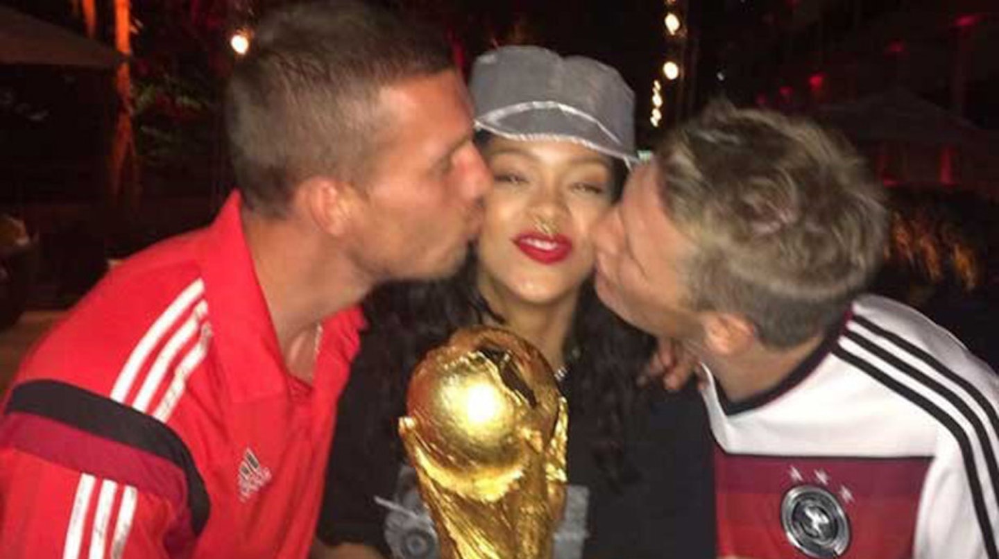 Podolski x RiRi x Shweinsteiger