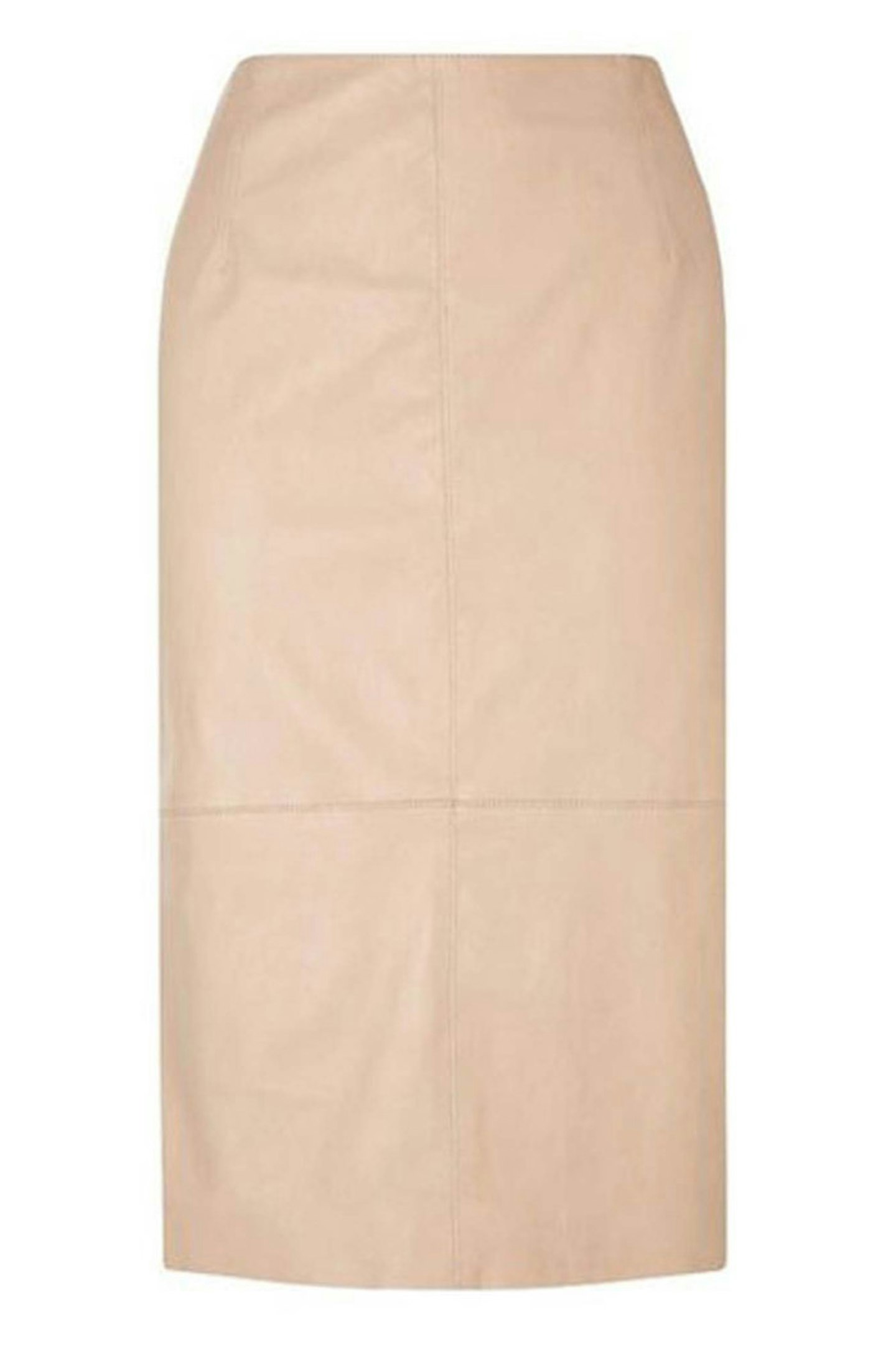 Swan Leather Skirt