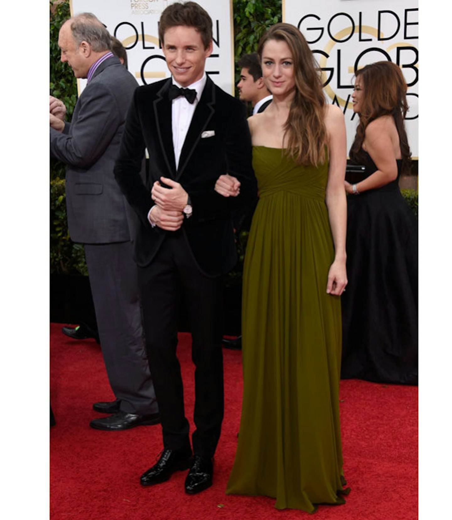 Eddie Redmayne and Hannah Bagshawe