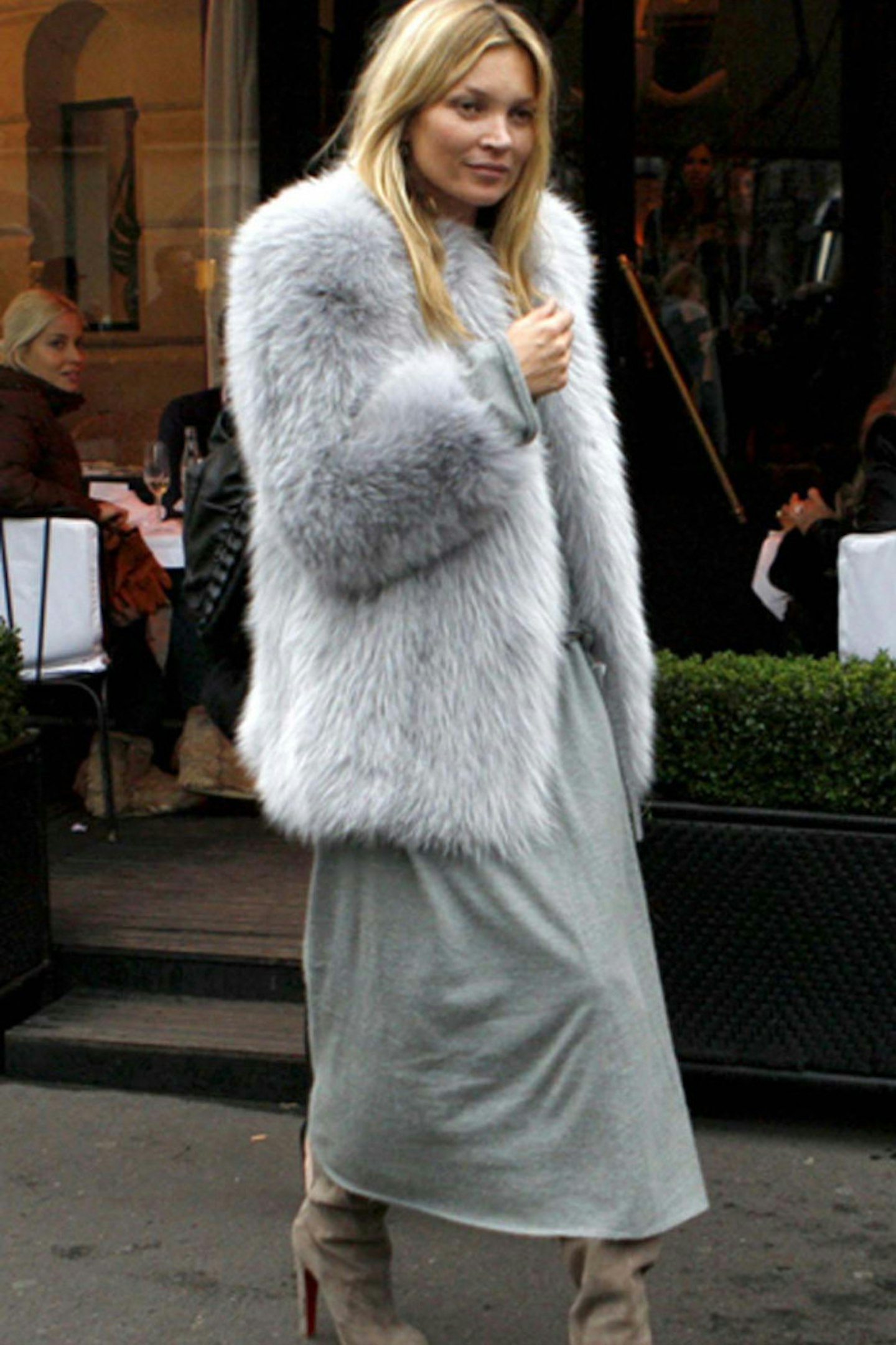 Kate Moss in Paris, January 2012