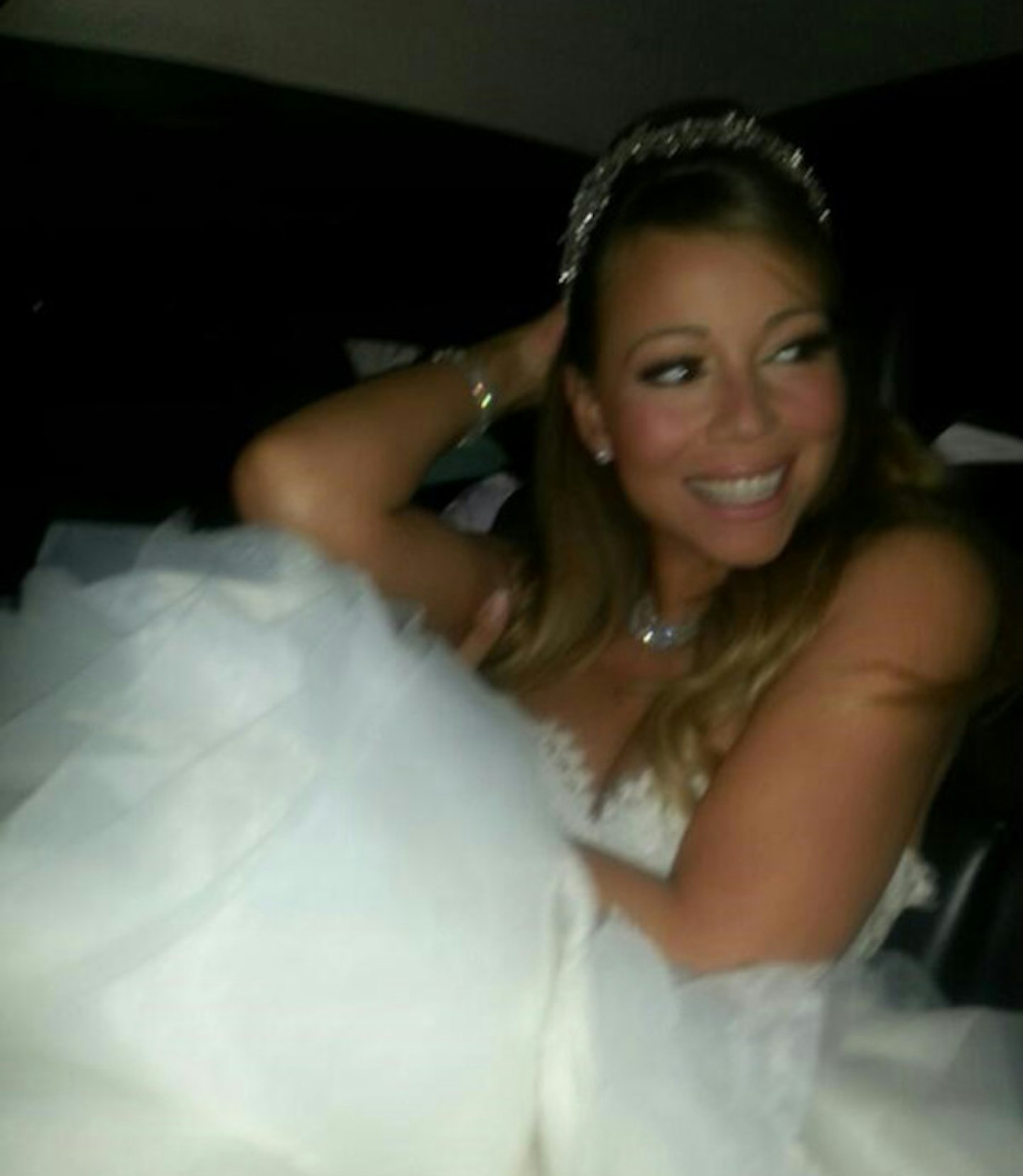 mariah carey wedding dress