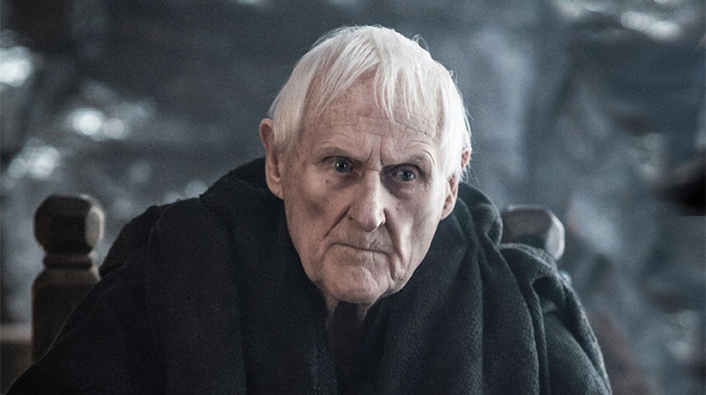 Maester Aemon. A hundred years old and no telegram from the Queen